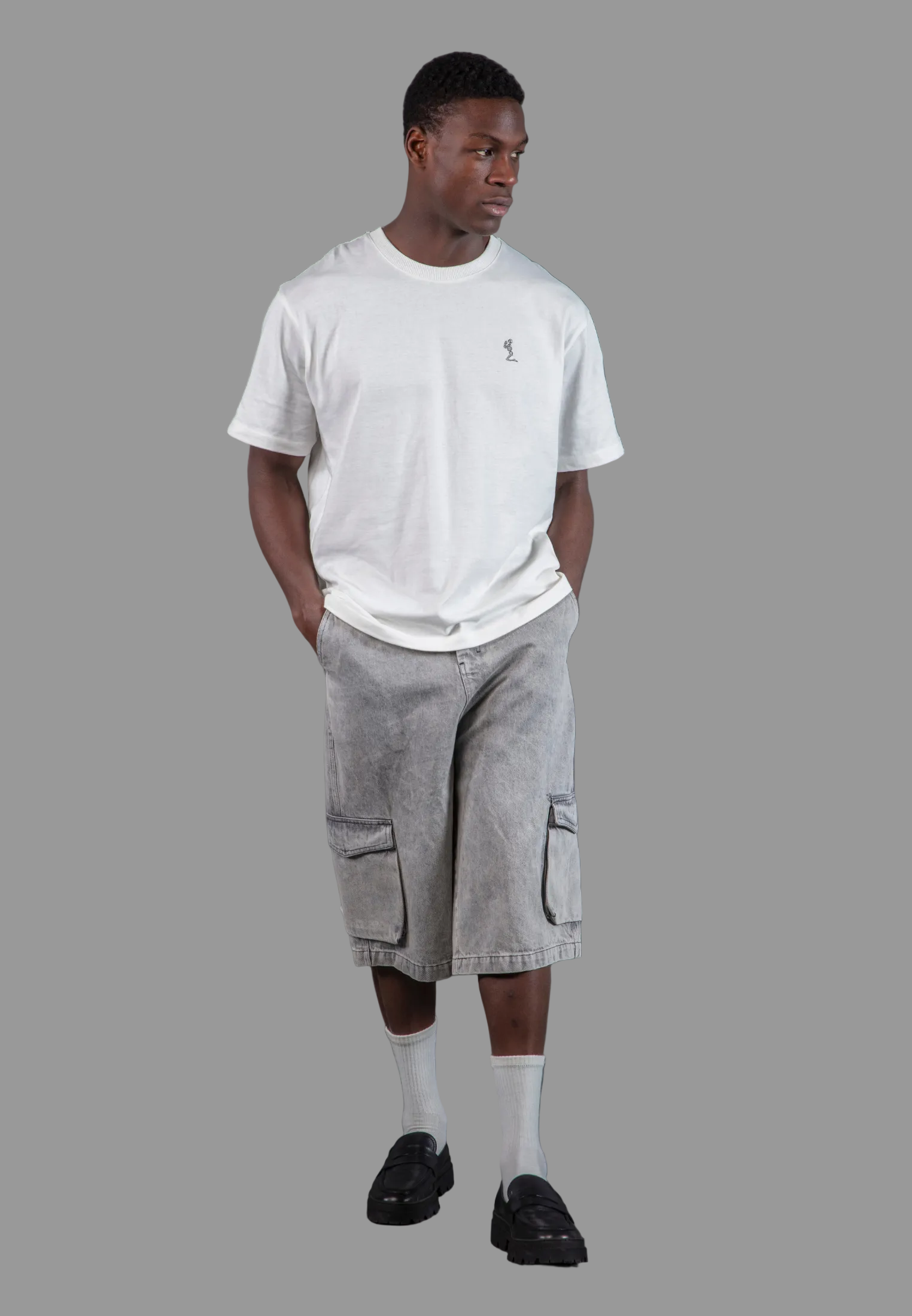 CARGO JORT QUANTUM WASHED CHARCOAL