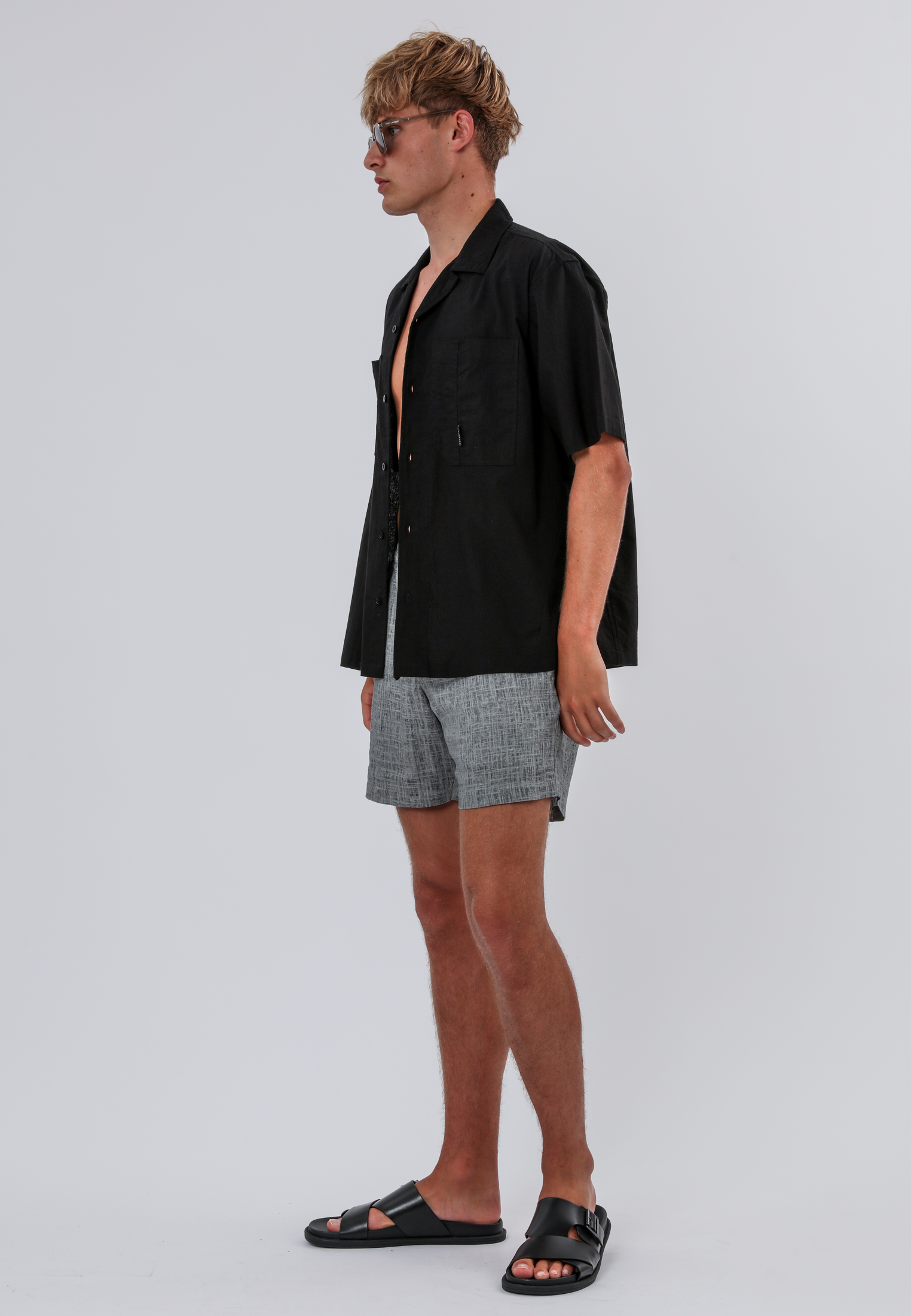 SMOKE SHORTS DARK GREY