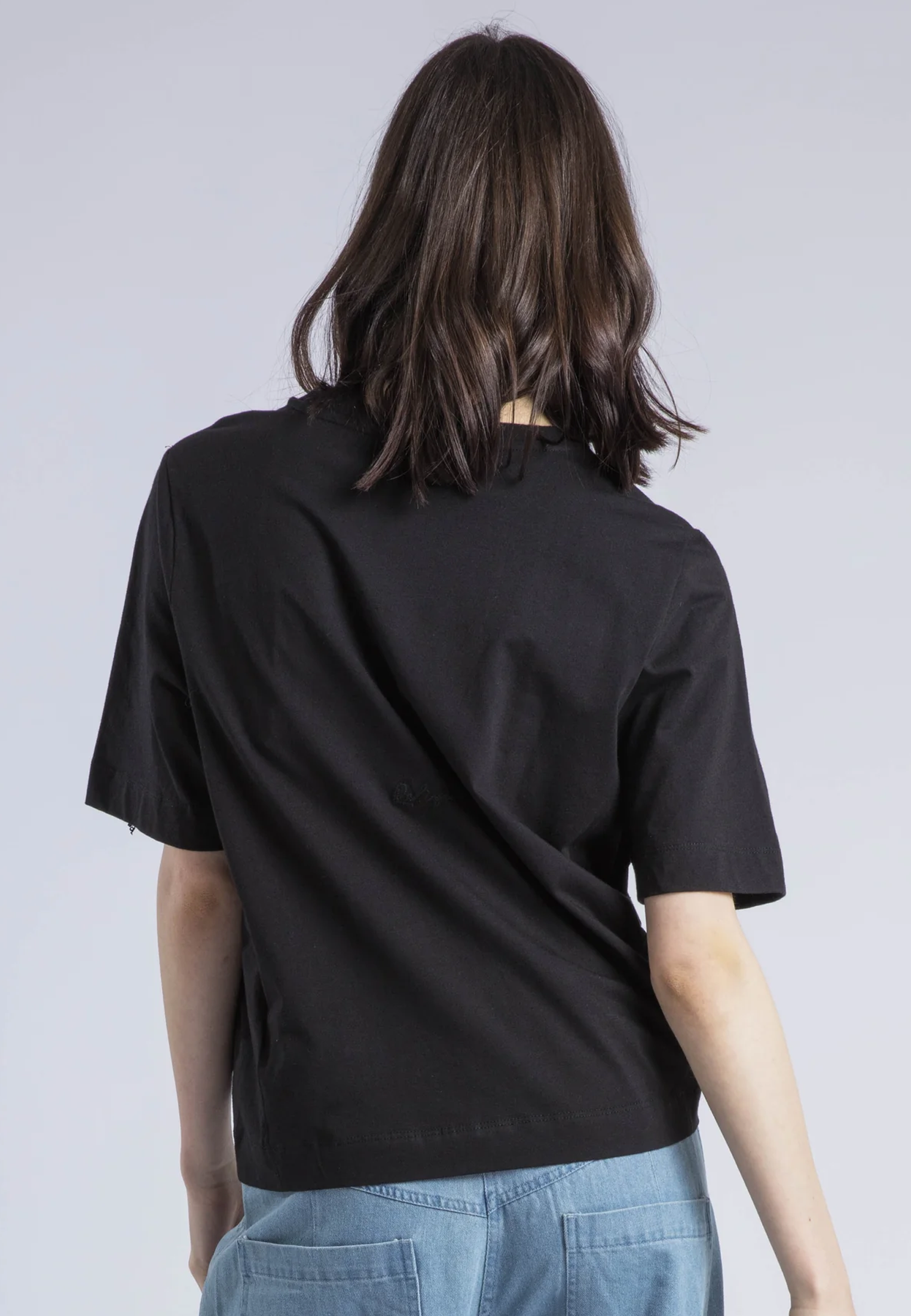 RELAXED BASIC T-SHIRT BLACK