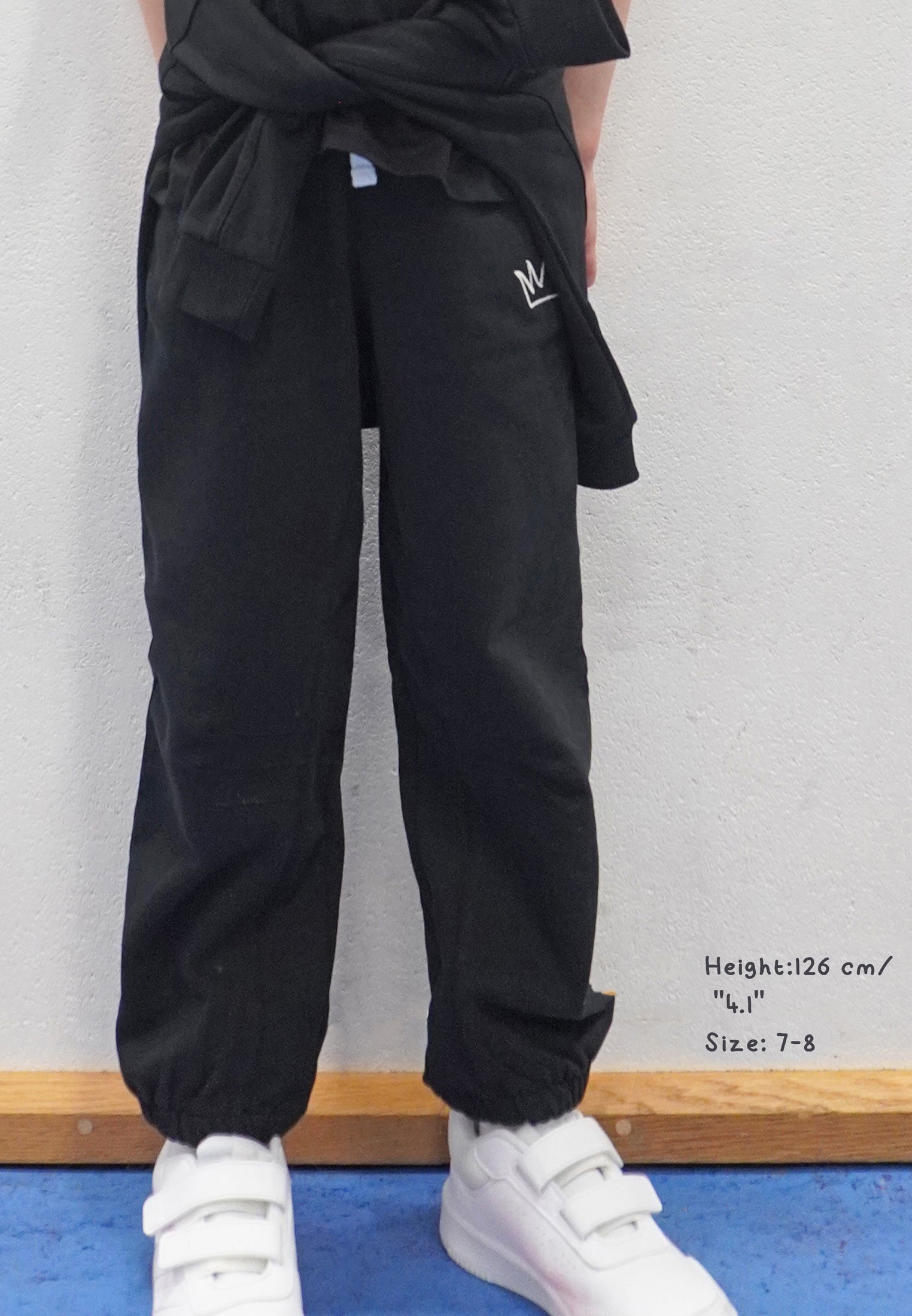 KIDS HOPEY DARTED SWEATPANTS BLACK