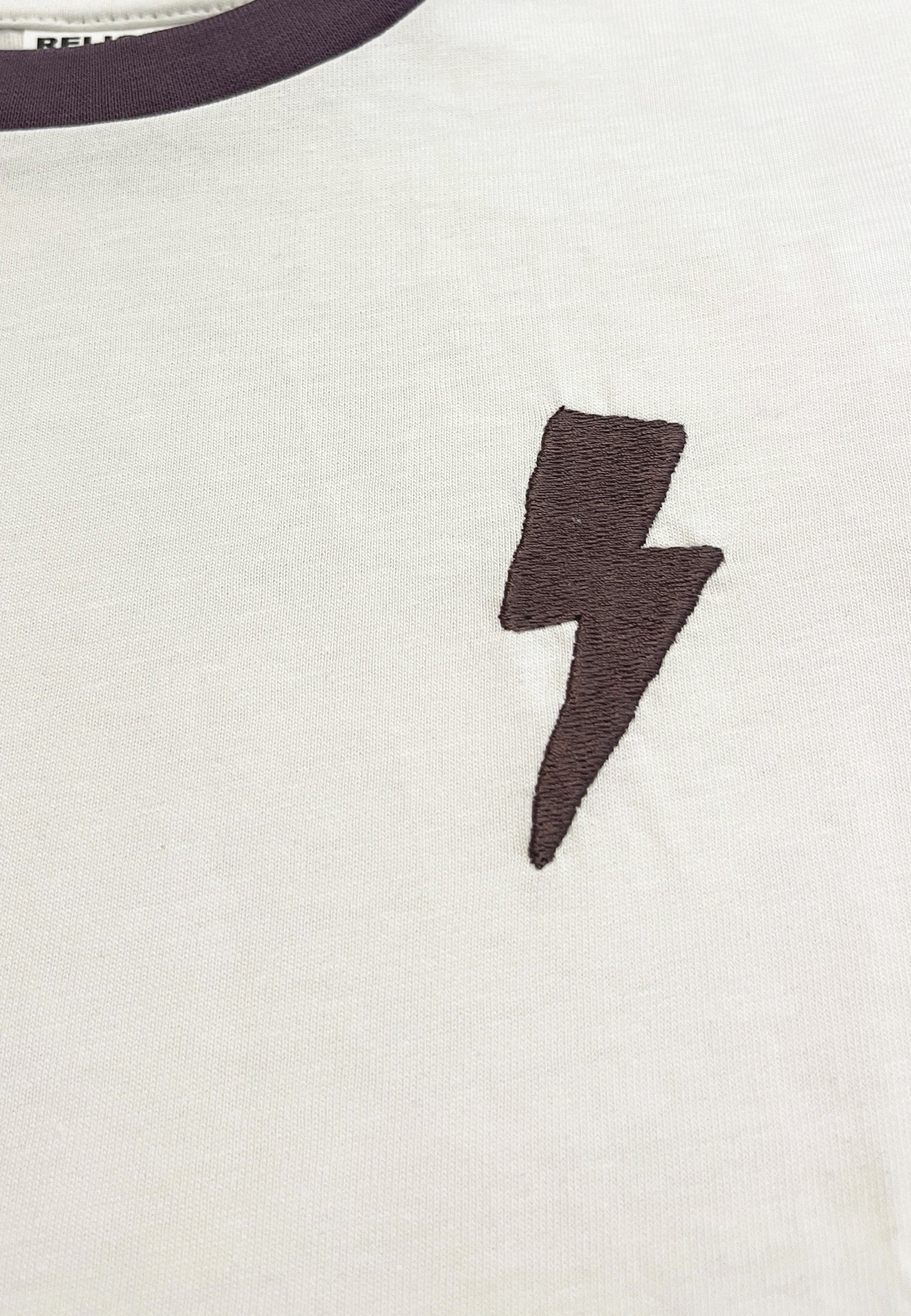 LIGHTNING BOLT GIRLS T-SHIRT MAUVE