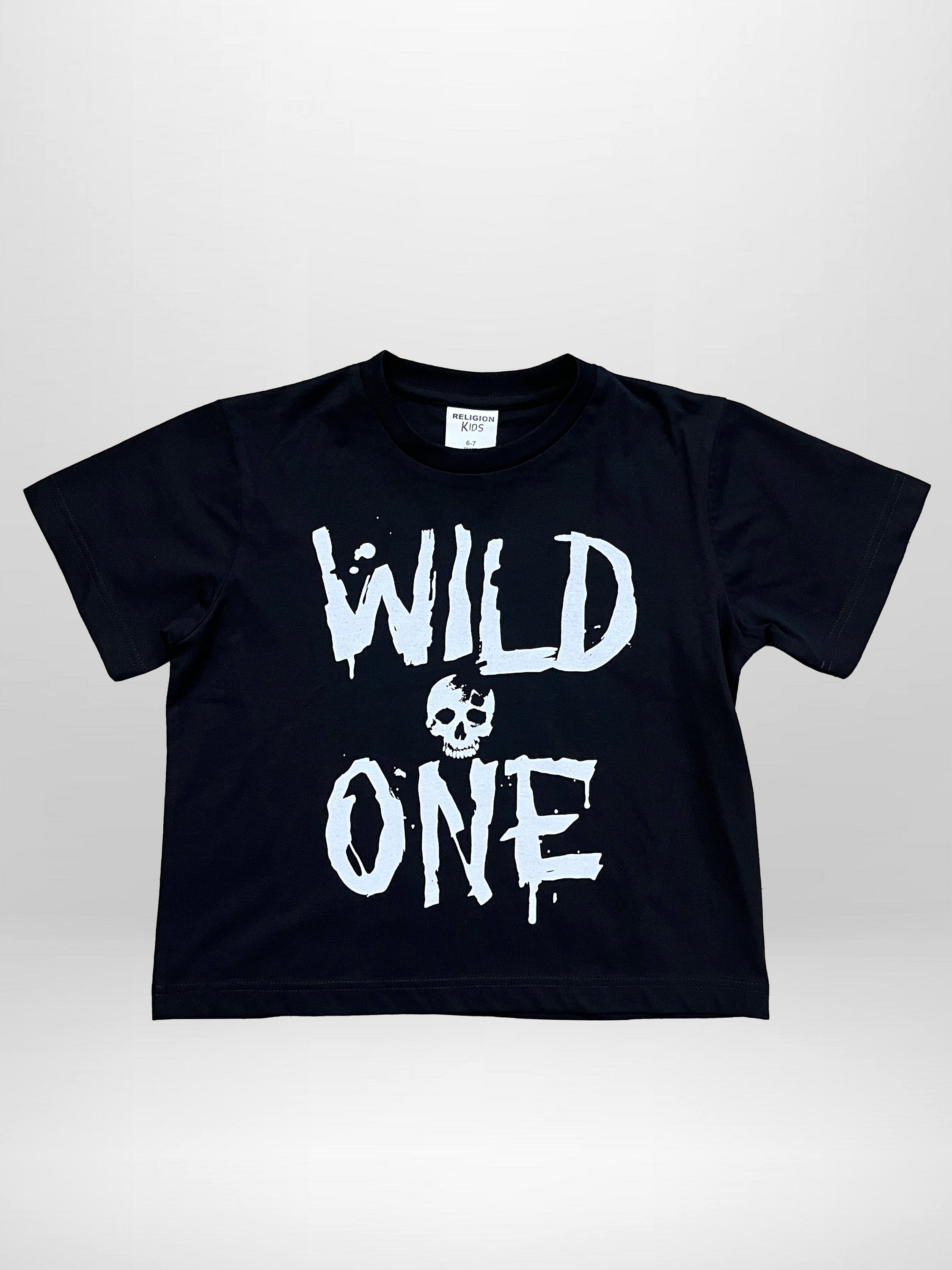WILD ONE GIRLS T-SHIRT BLACK