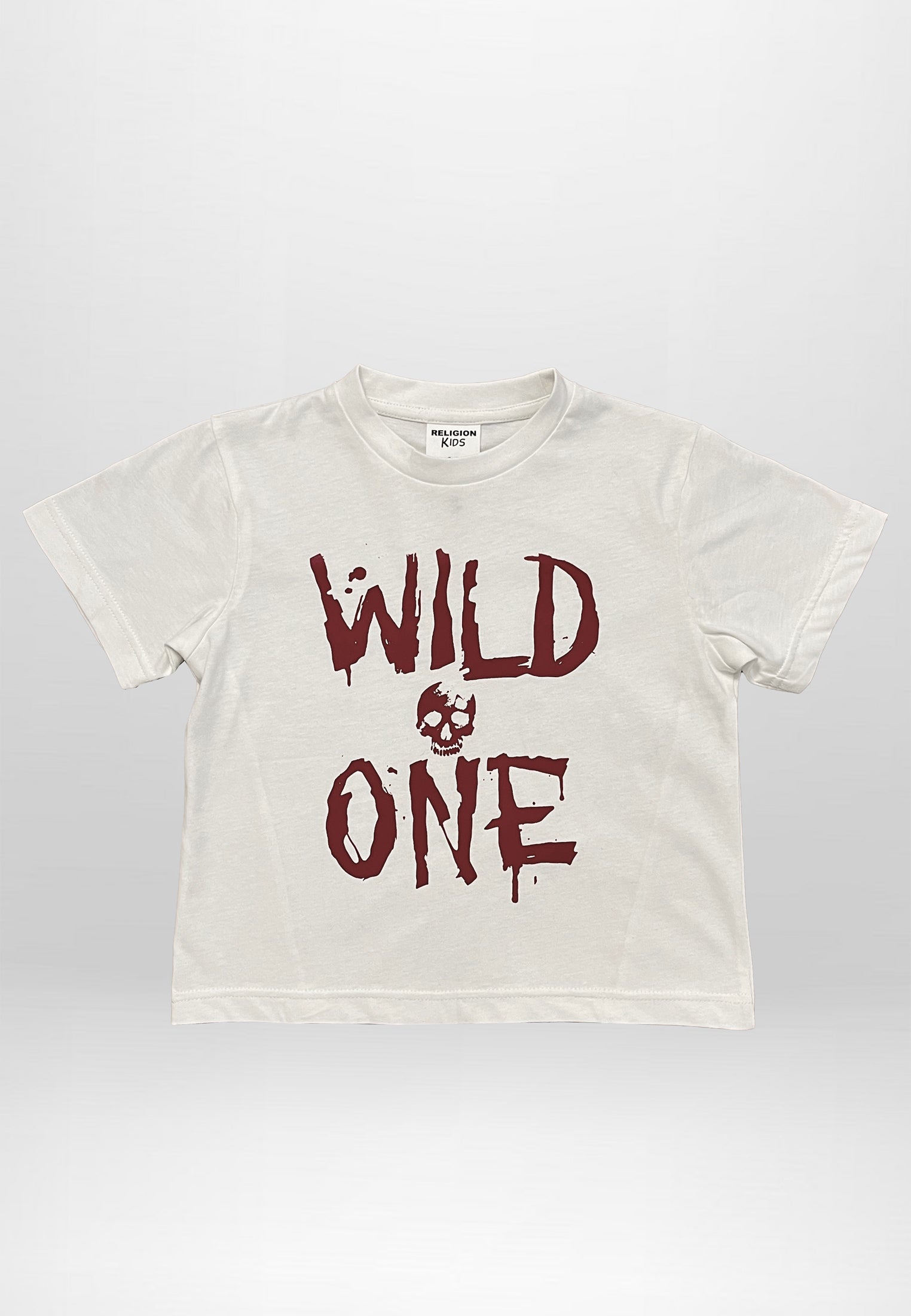 WILD ONE GIRLS T-SHIRT OFF WHITE