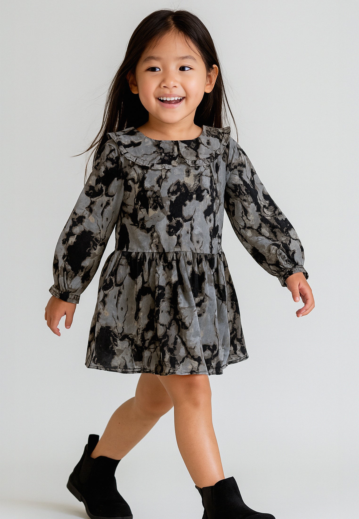 AMELIE DRESS SOLVENT BRINDLE