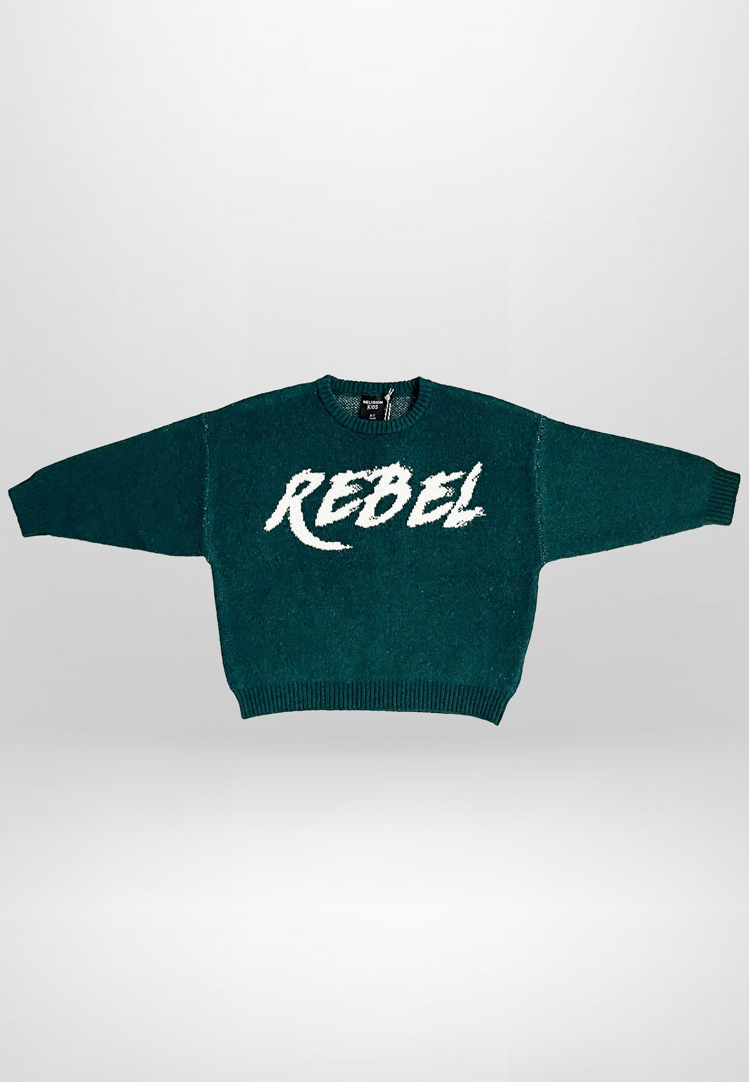 GIRLS REBEL JUMPER FOREST GREEN
