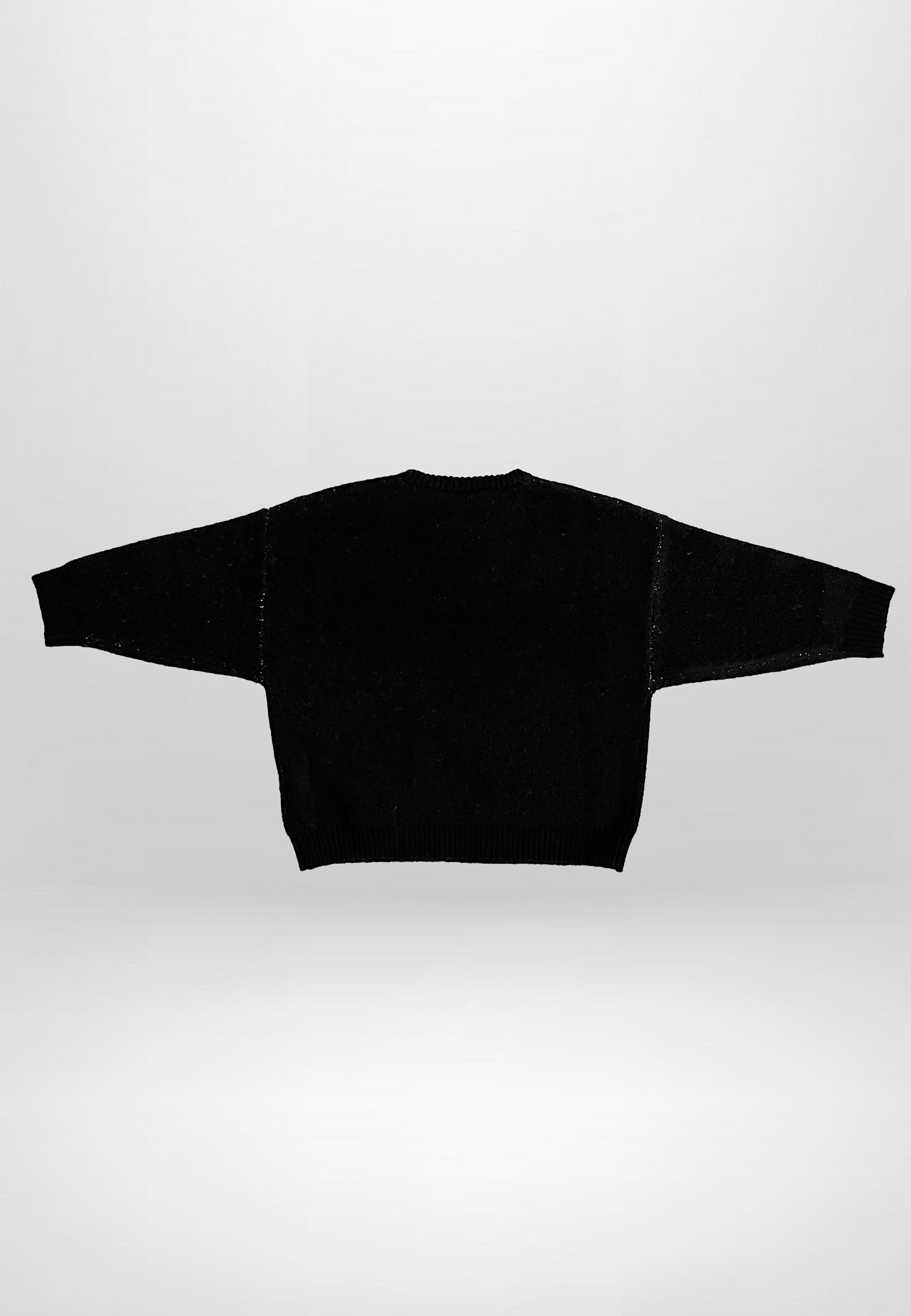 GIRLS SKULLY JUMPER BLACK