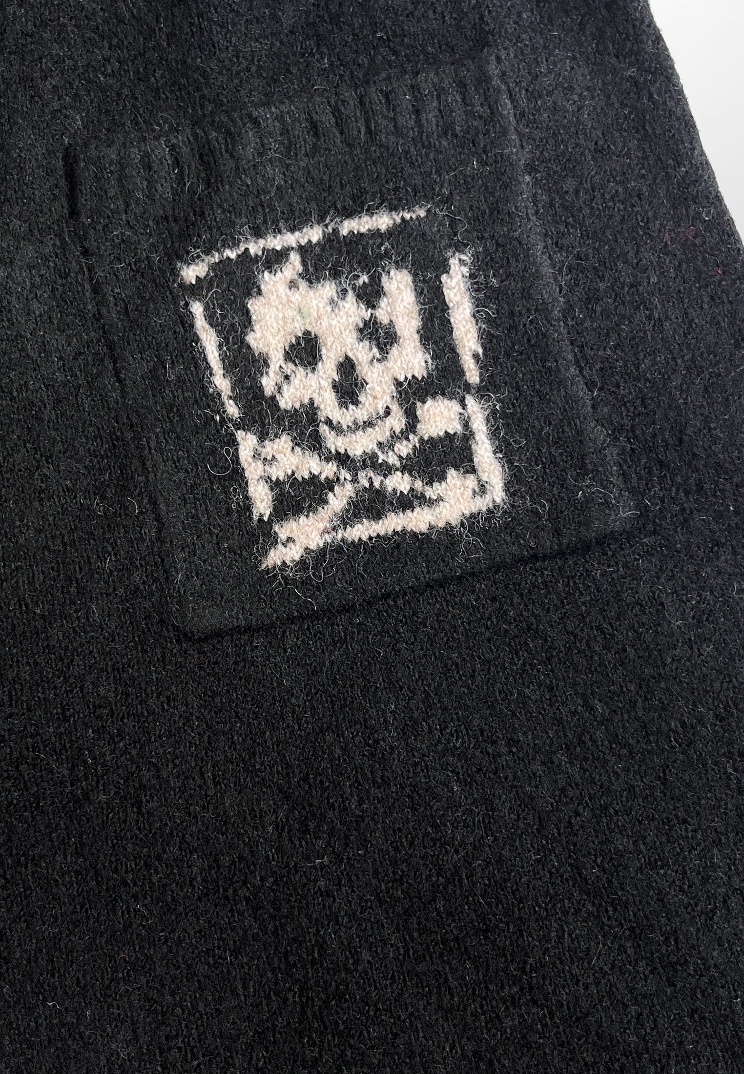 GIRLS SKULLY LOGO PANTS BLACK