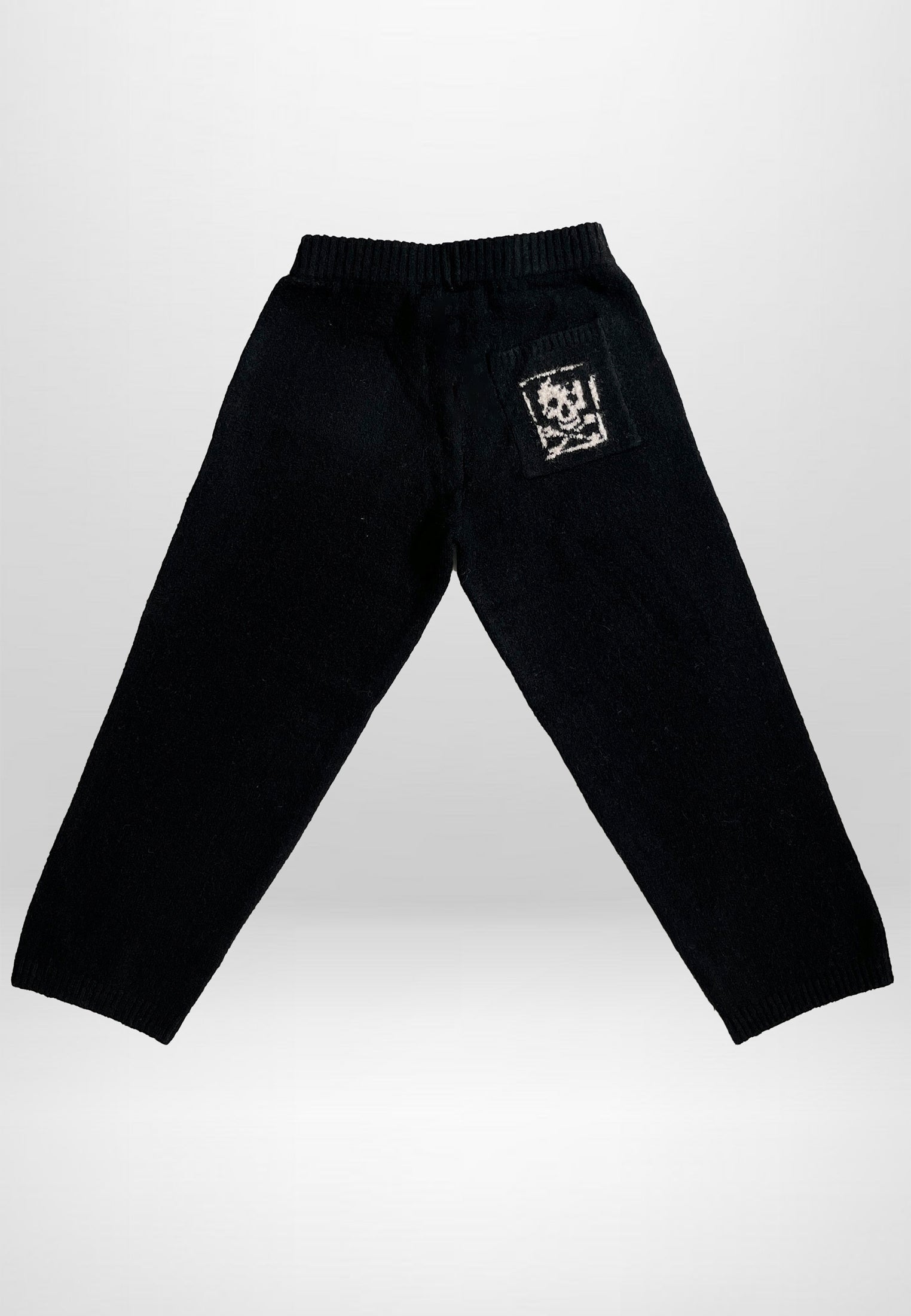 GIRLS SKULLY LOGO PANTS BLACK