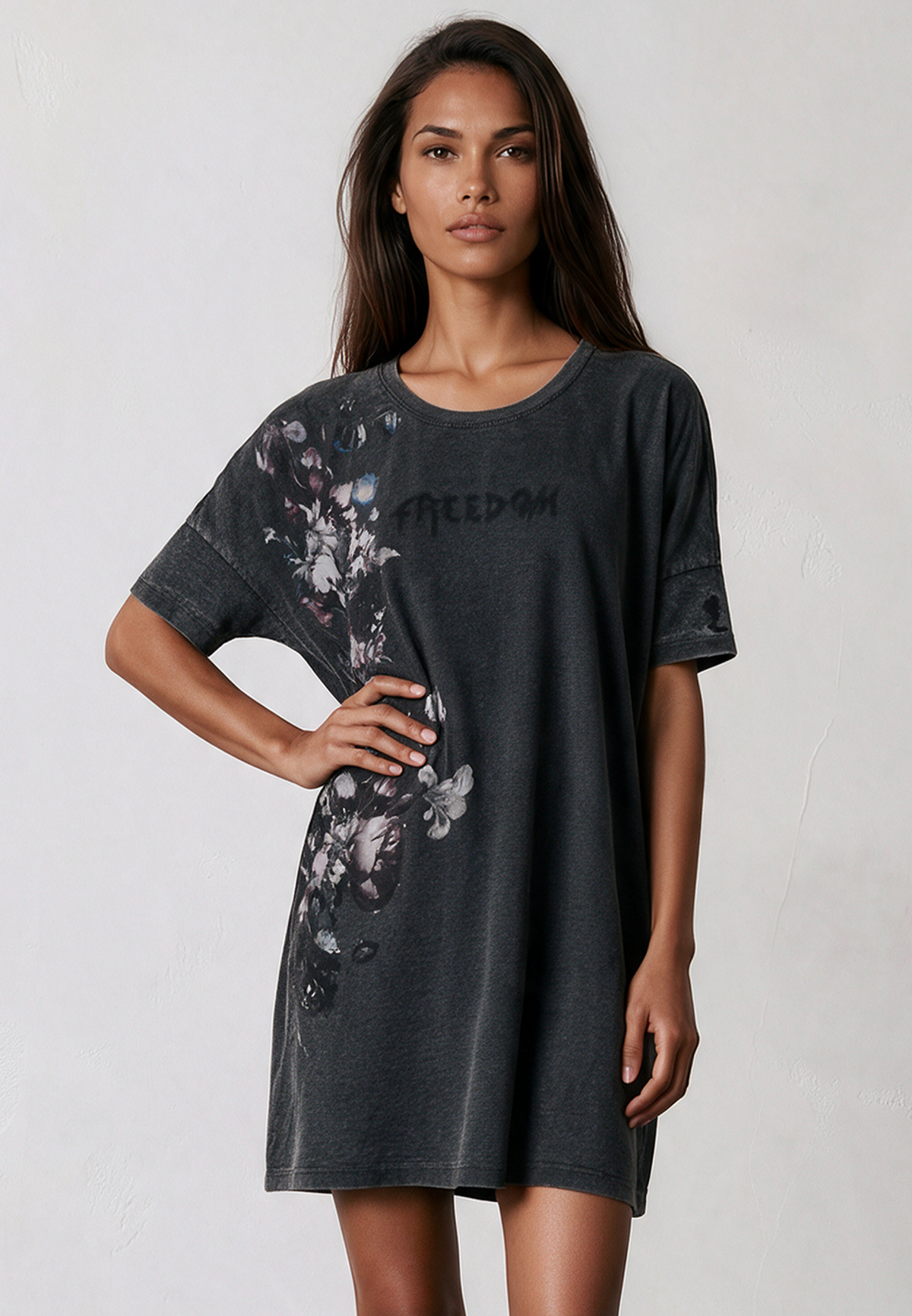 FREEDOM DRESS WASHED BLACK