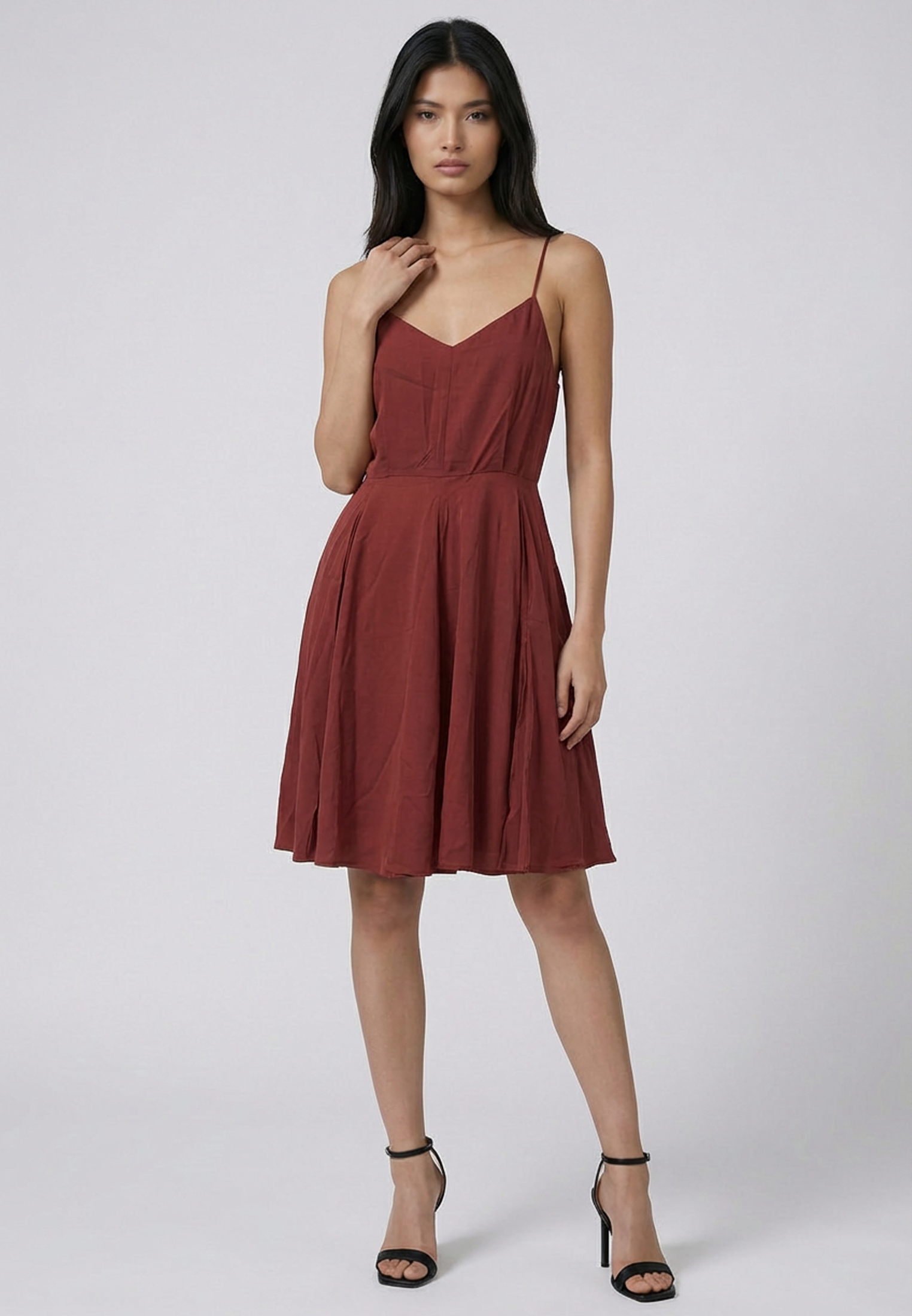 JEWEL MINI DRESS CARDINAL