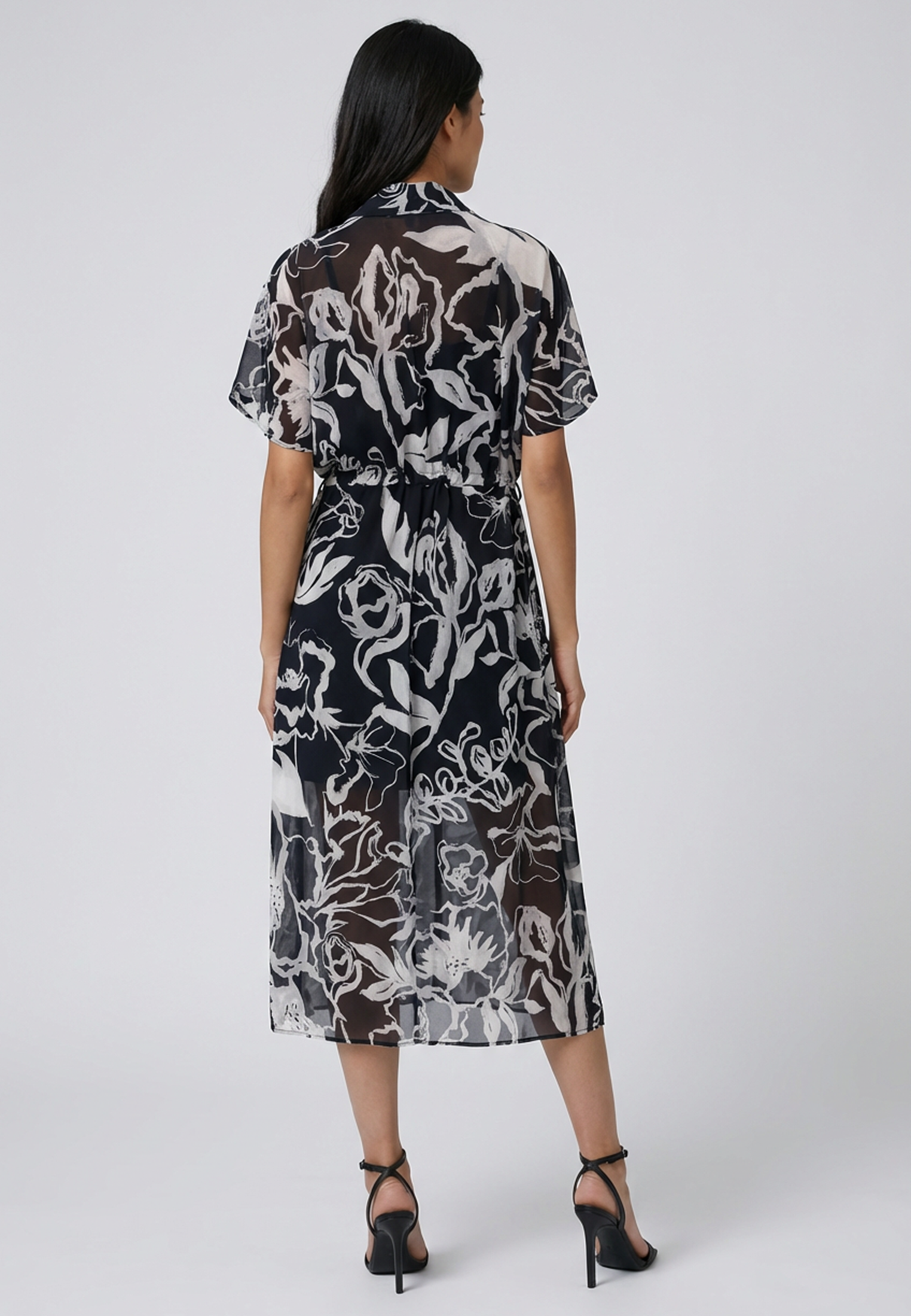 NOBLE SHIRTDRESS RISE BLACK