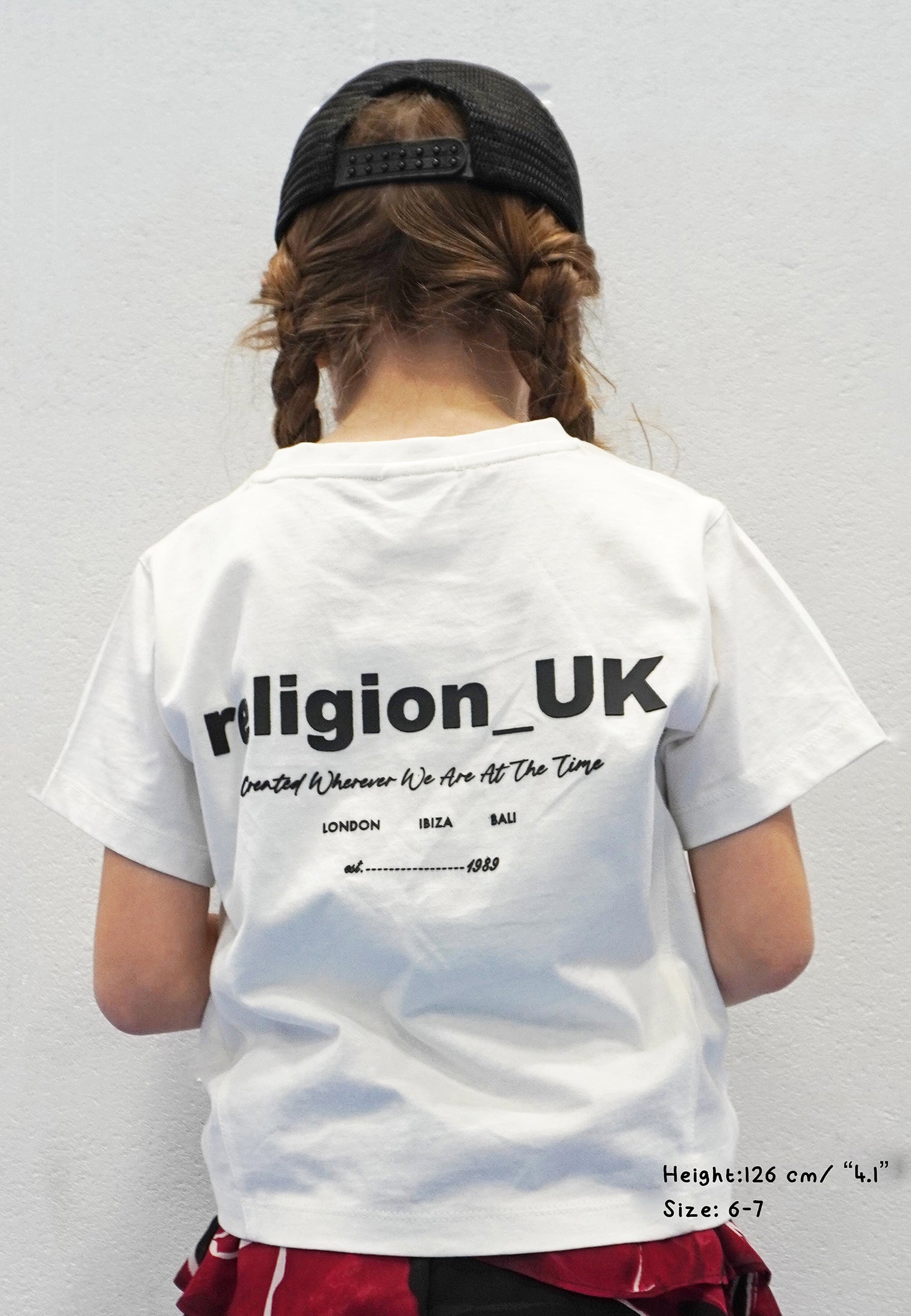 RELIGION KIDS OVERSIZED T-SHIRT WHITE