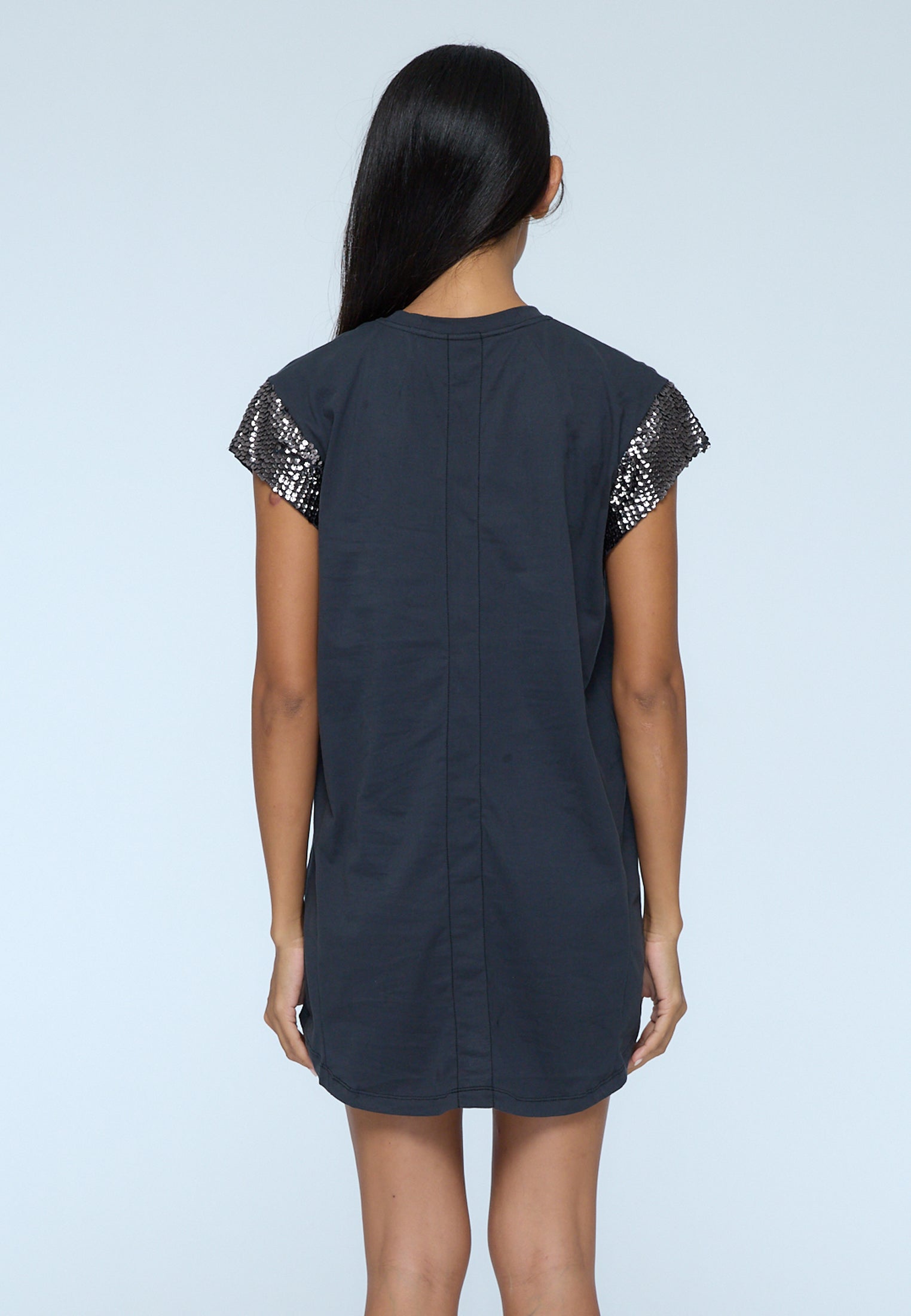 F_YOU DRESS WASHED BLACK