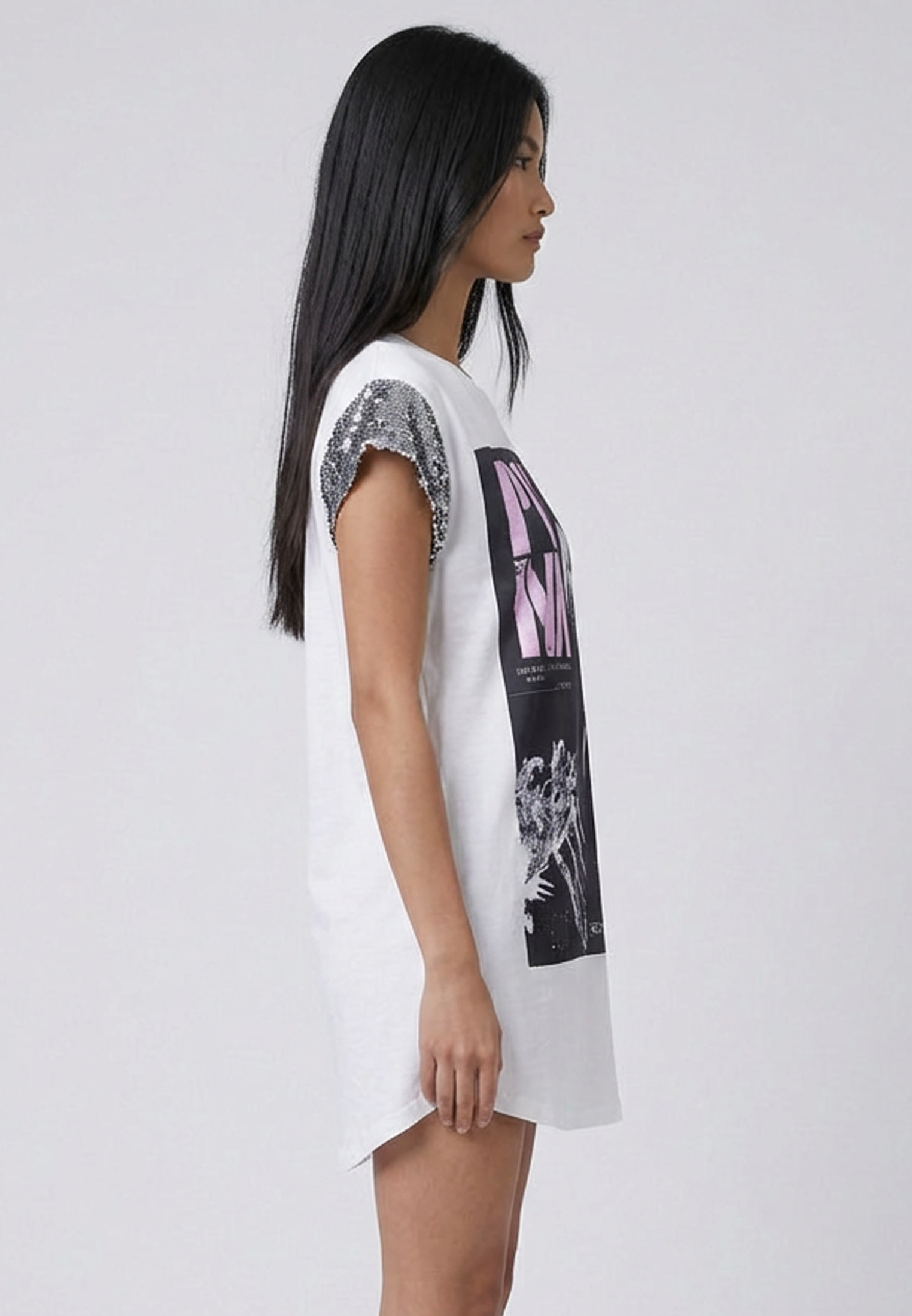 PUNK DRESS OFF WHITE