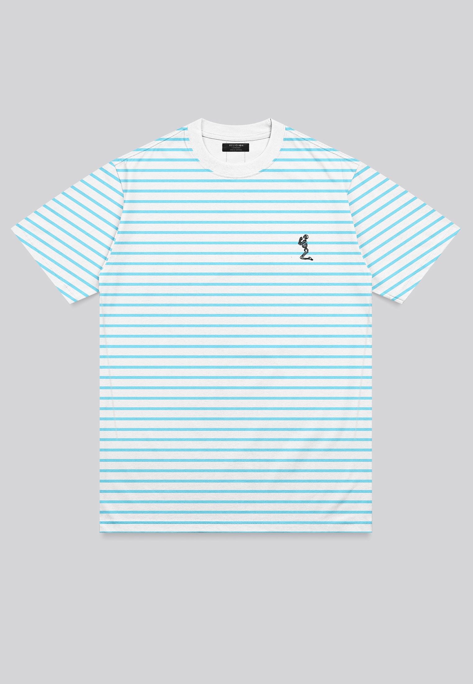 STRIPE T-SHIRT POWDER BLUE