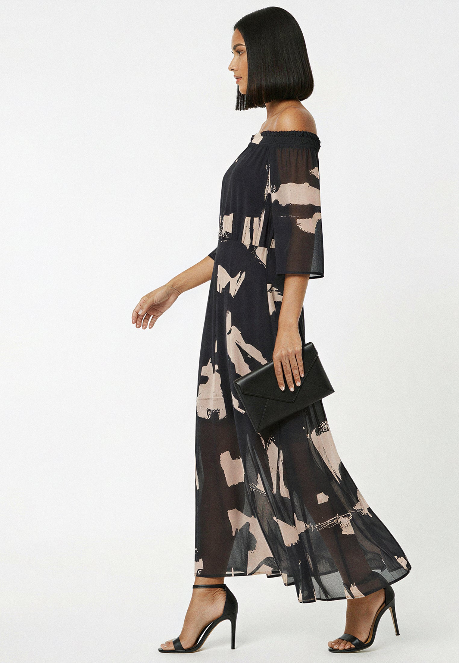 LOVELY OFF THE SHOULDER DRESS FACADE