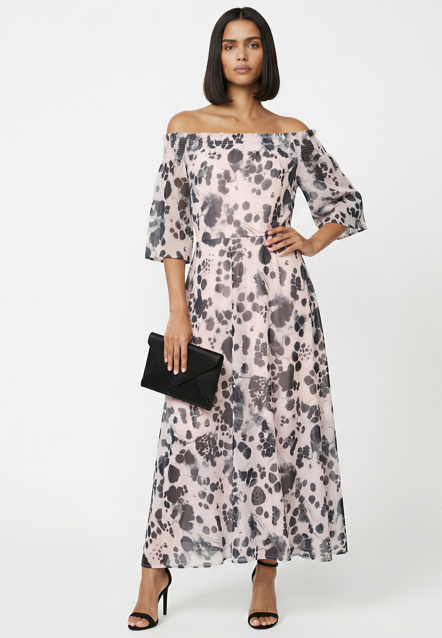 LOVELY OFF THE SHOULDER DRESS LUSH