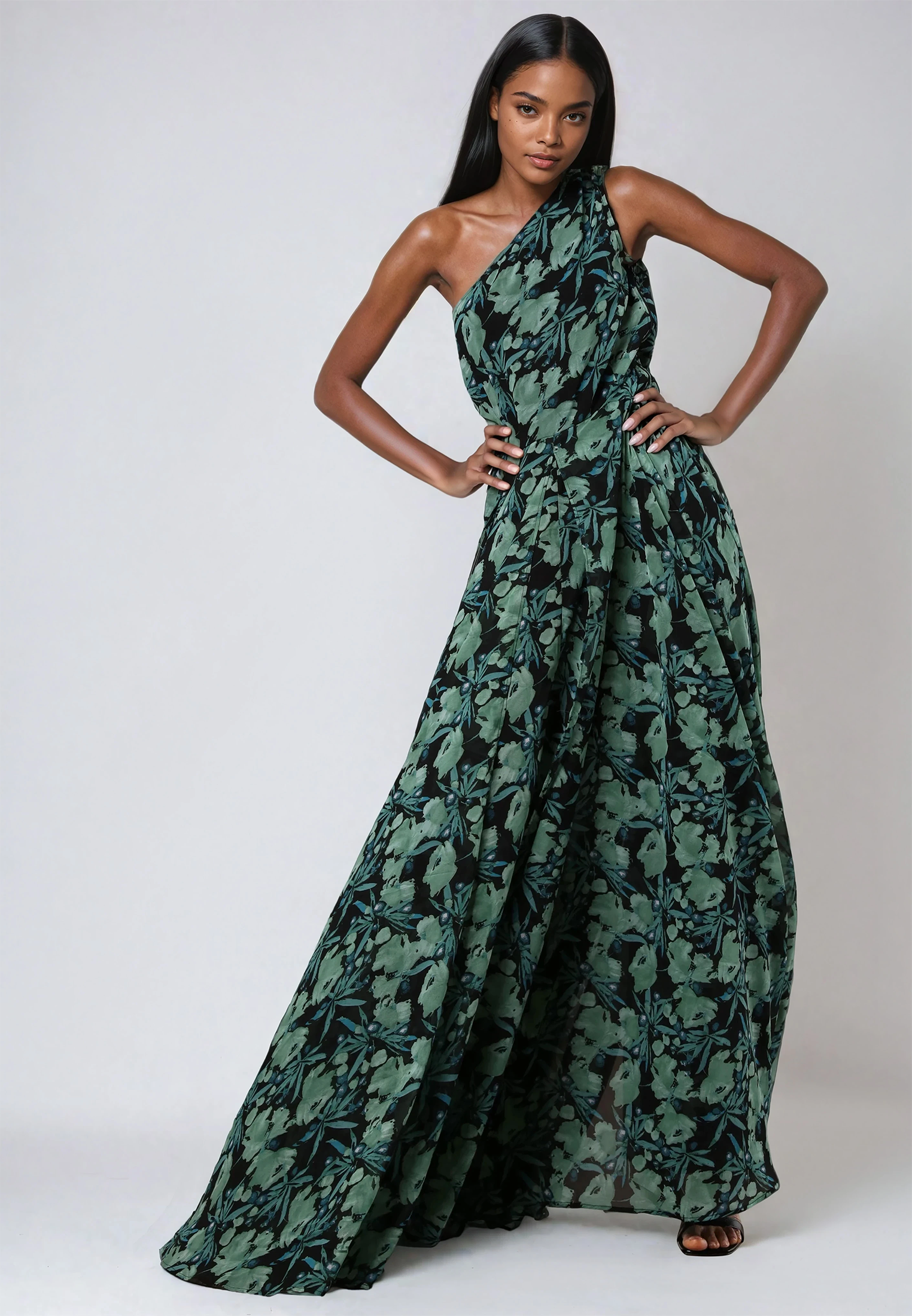 SIGNATURE MAXI DRESS PRIME GREEN