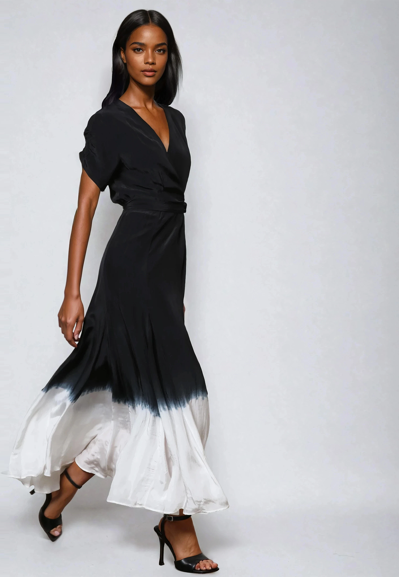 SOLSTICE MAXI DRESS DIP DYE