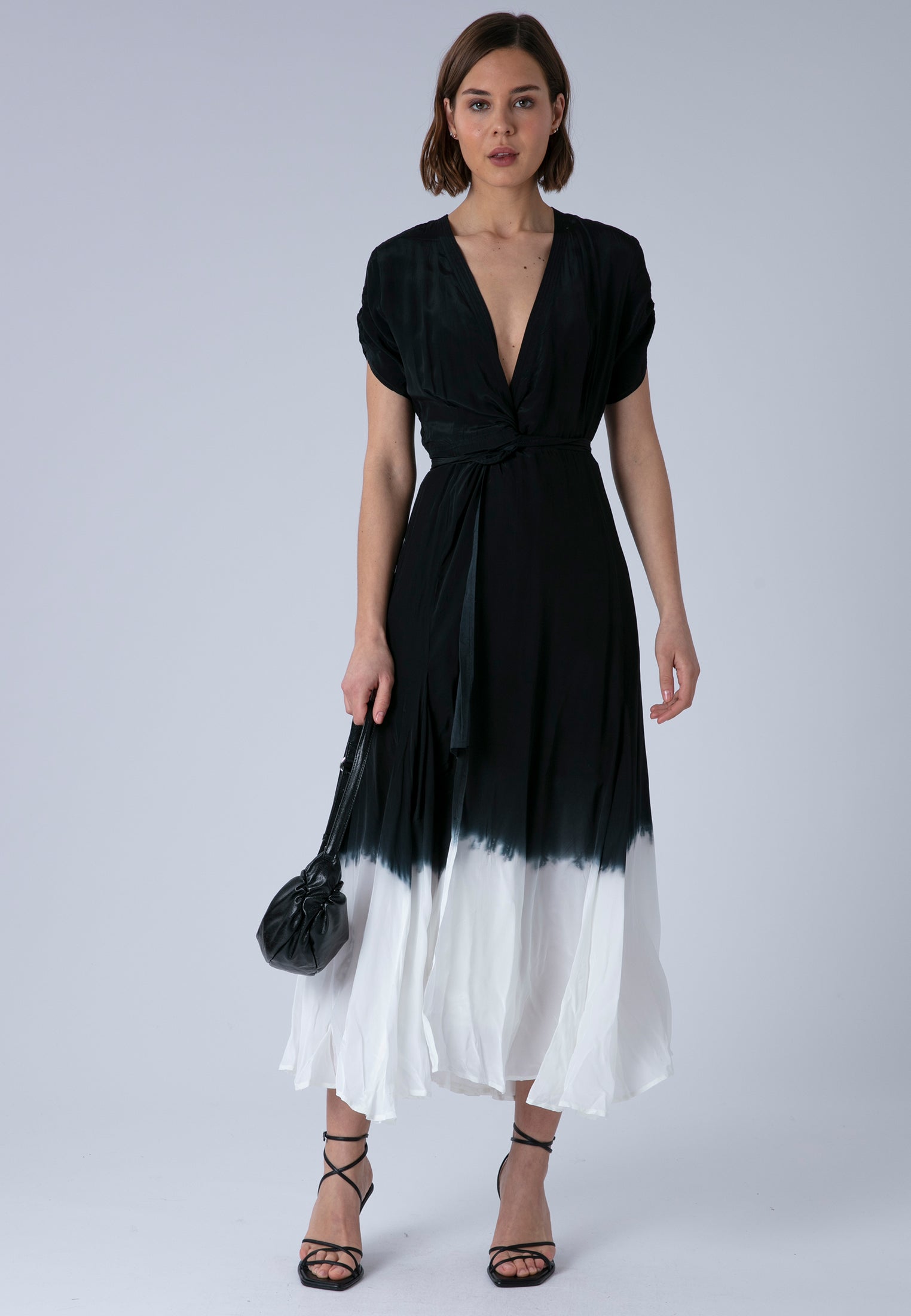 SOLSTICE MAXI DRESS DIP DYE