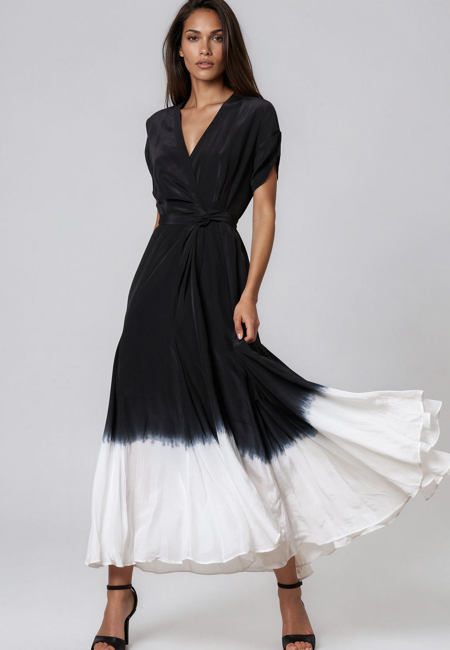 SOLSTICE MAXI DRESS DIP DYE