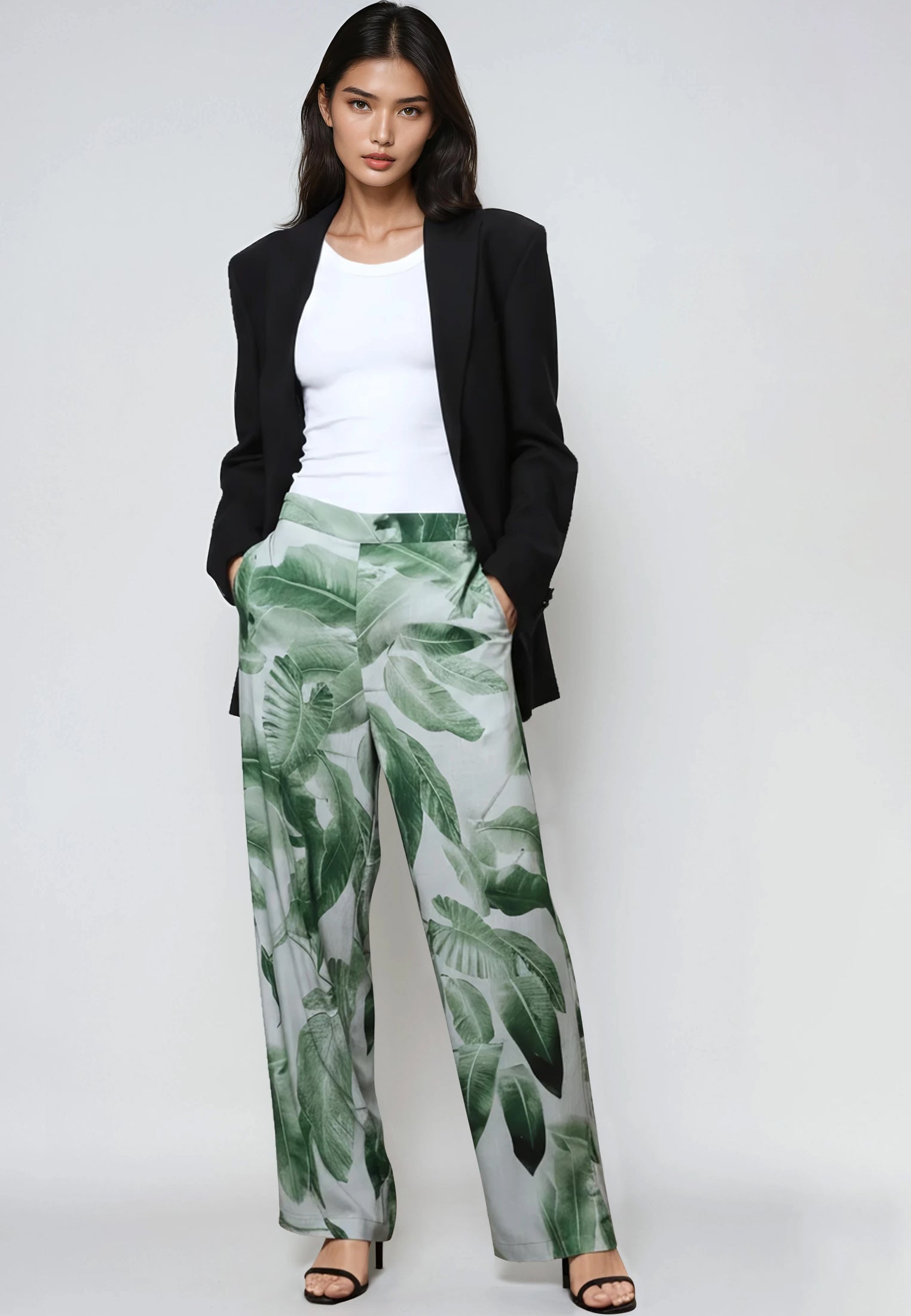 TIME TROUSERS BOTANIC GREEN
