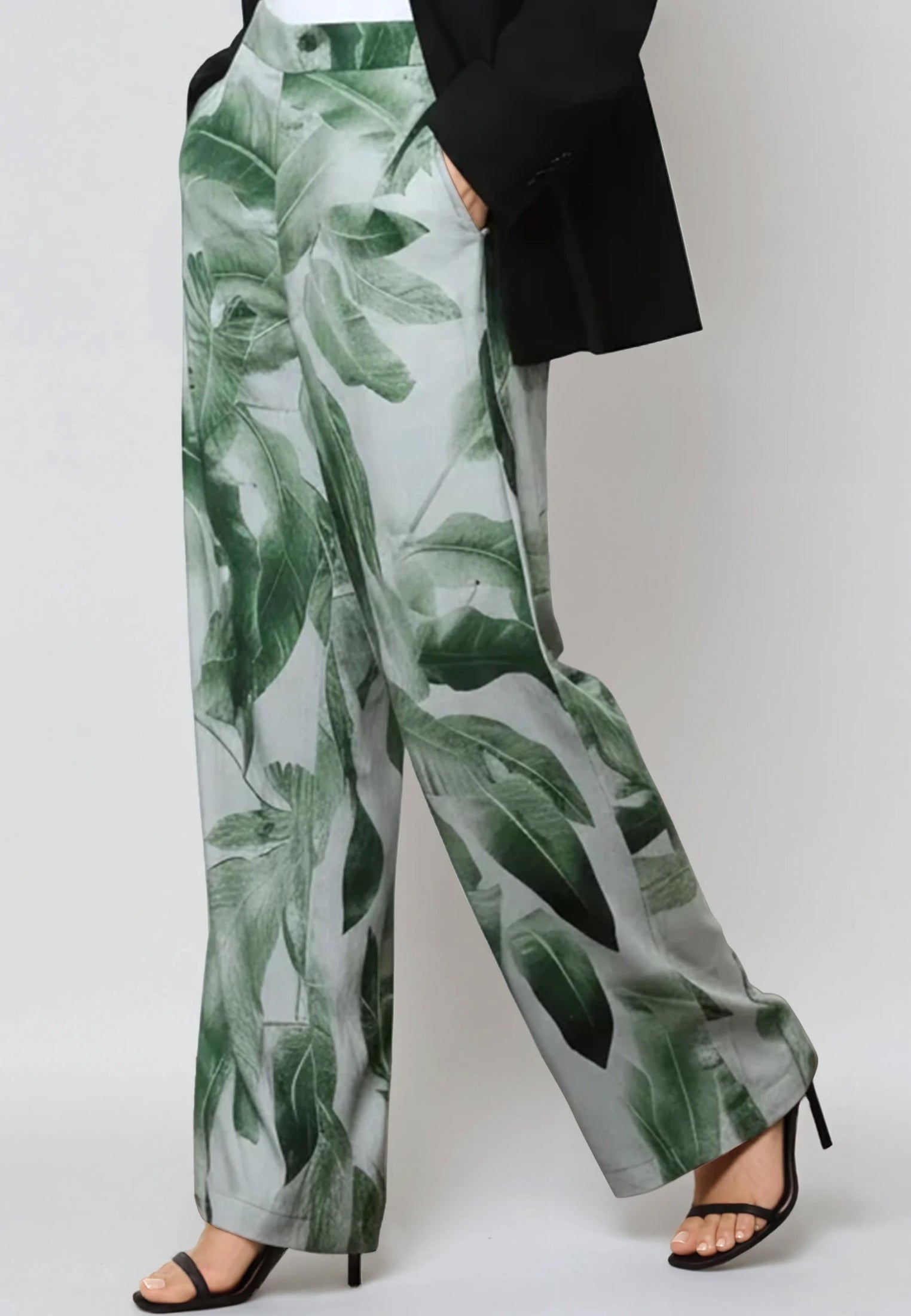 TIME TROUSERS BOTANIC GREEN