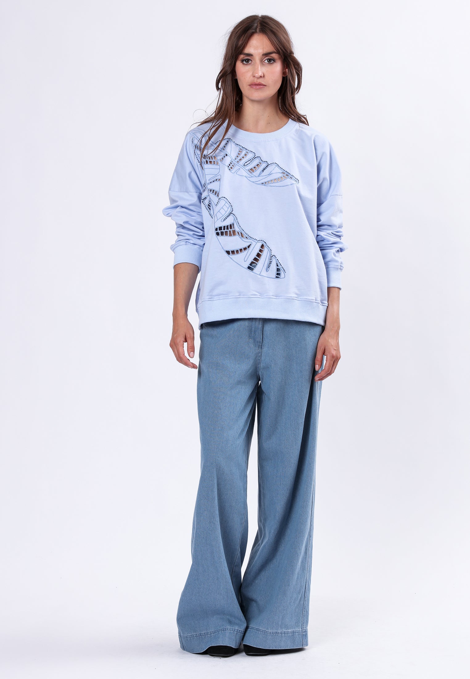 PERIDOT SWEAT PALE BLUE