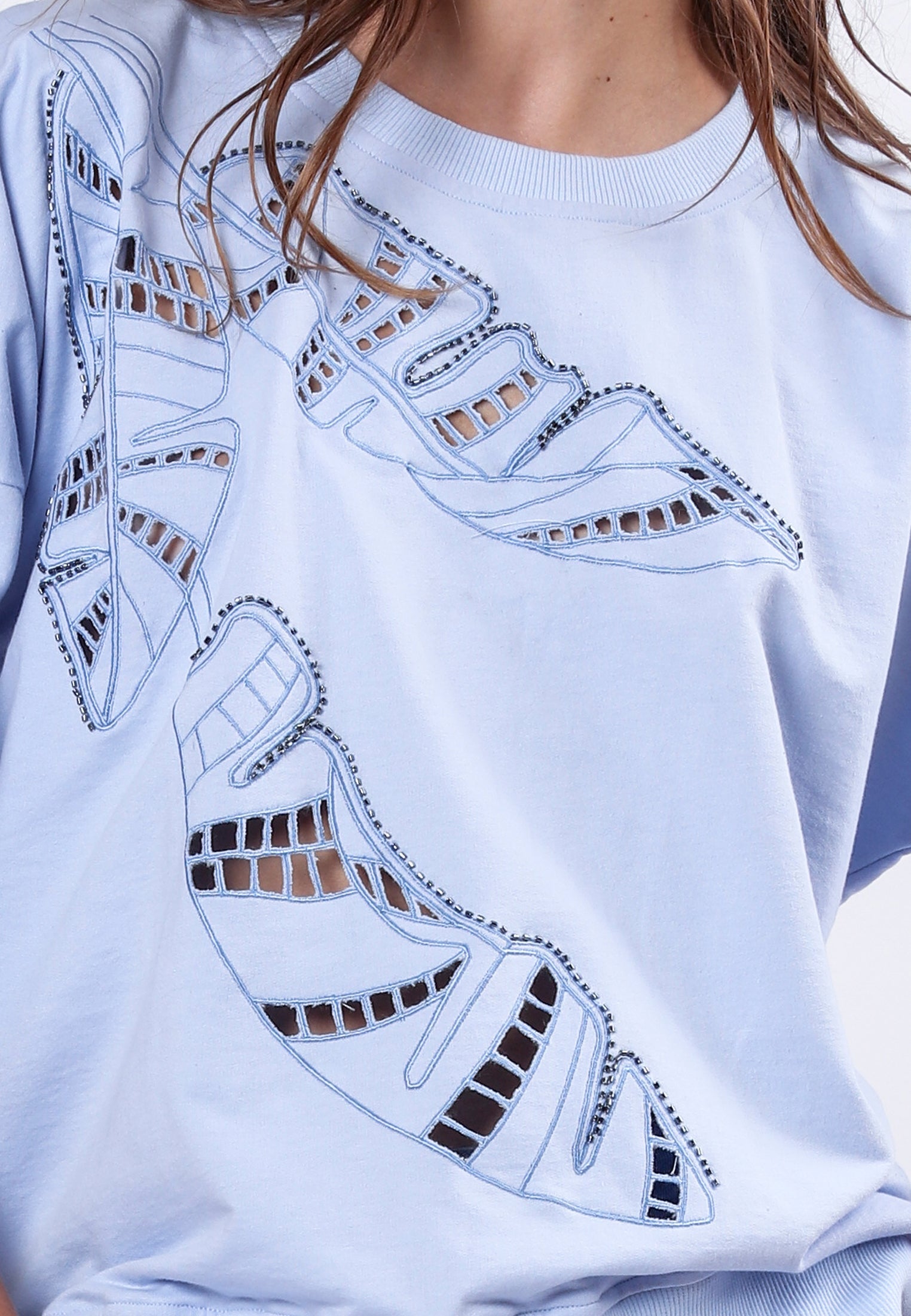 PERIDOT SWEAT PALE BLUE