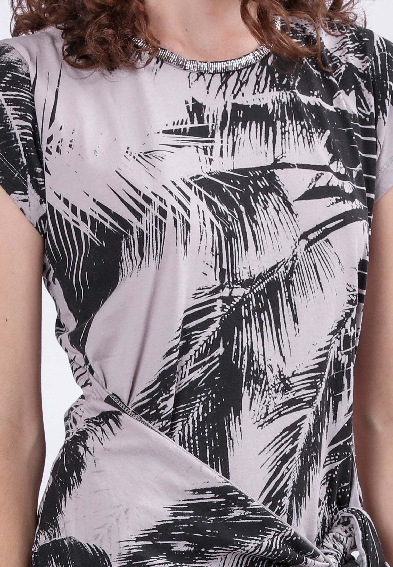 PRODIGY DRESS PALM PRINT
