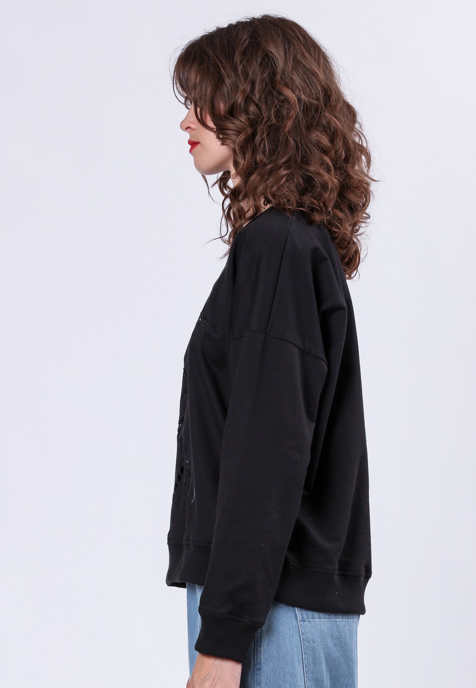 PERIDOT SWEAT BLACK