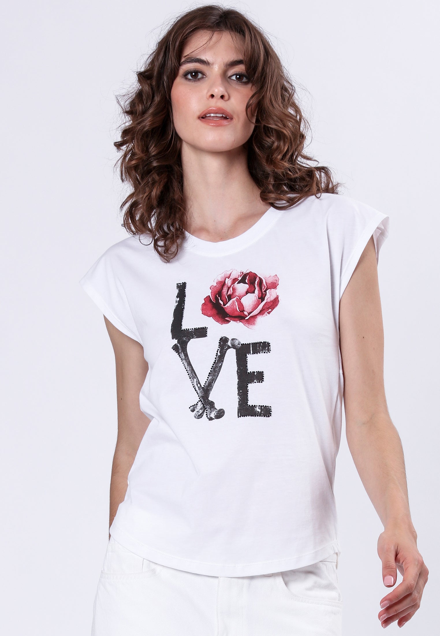 SPIRIT T-SHIRT LOVE WHITE