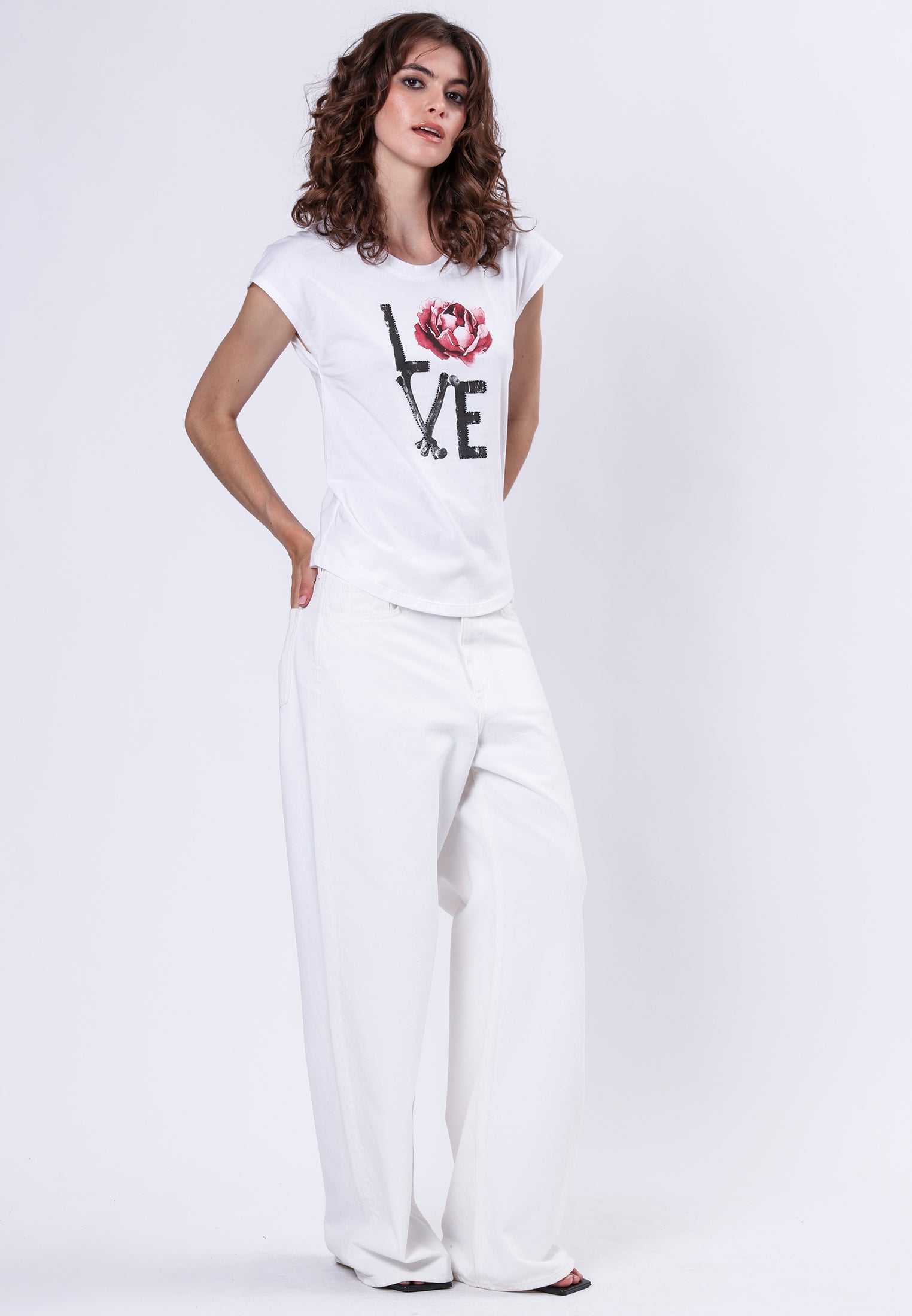 SPIRIT T-SHIRT LOVE WHITE