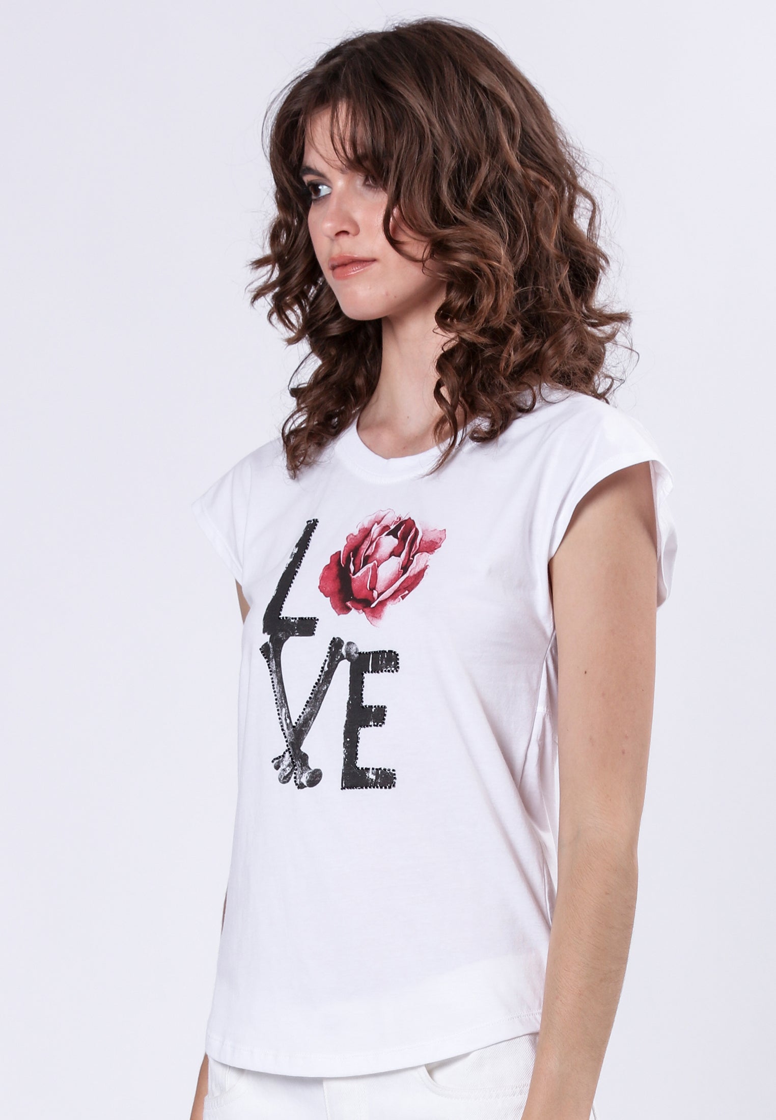 SPIRIT T-SHIRT LOVE WHITE
