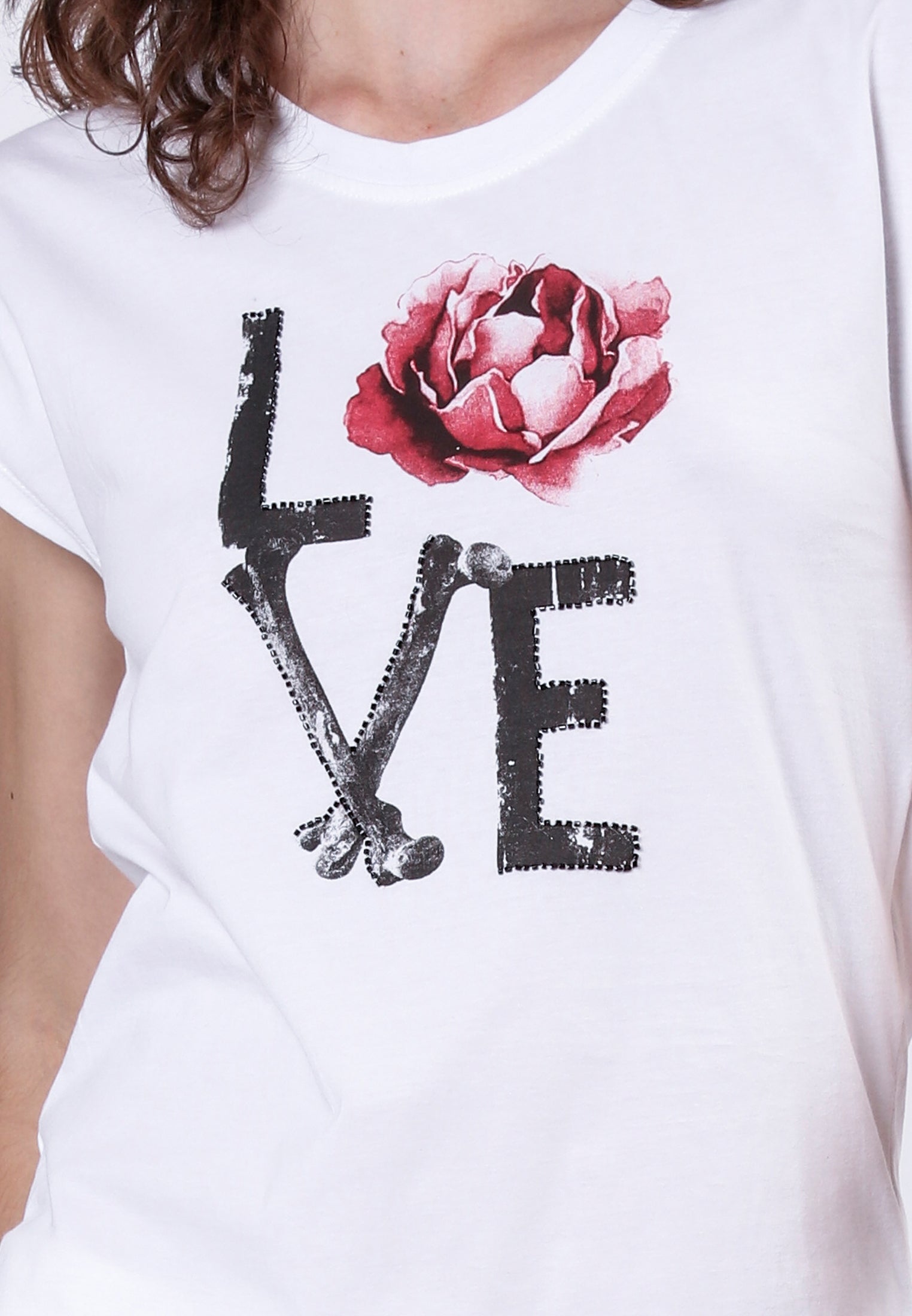 SPIRIT T-SHIRT LOVE WHITE