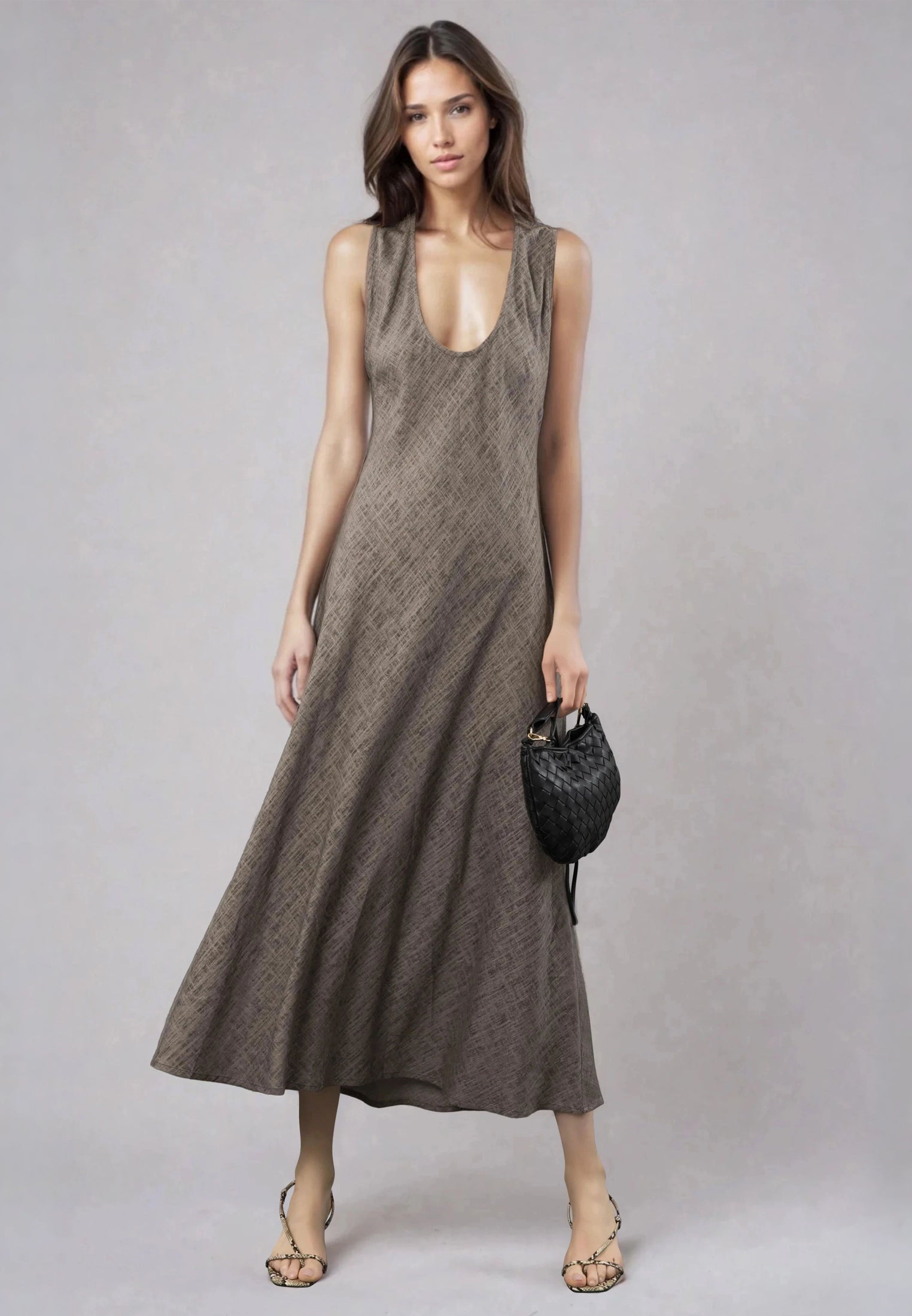 ELEMENT DRESS TAUPE