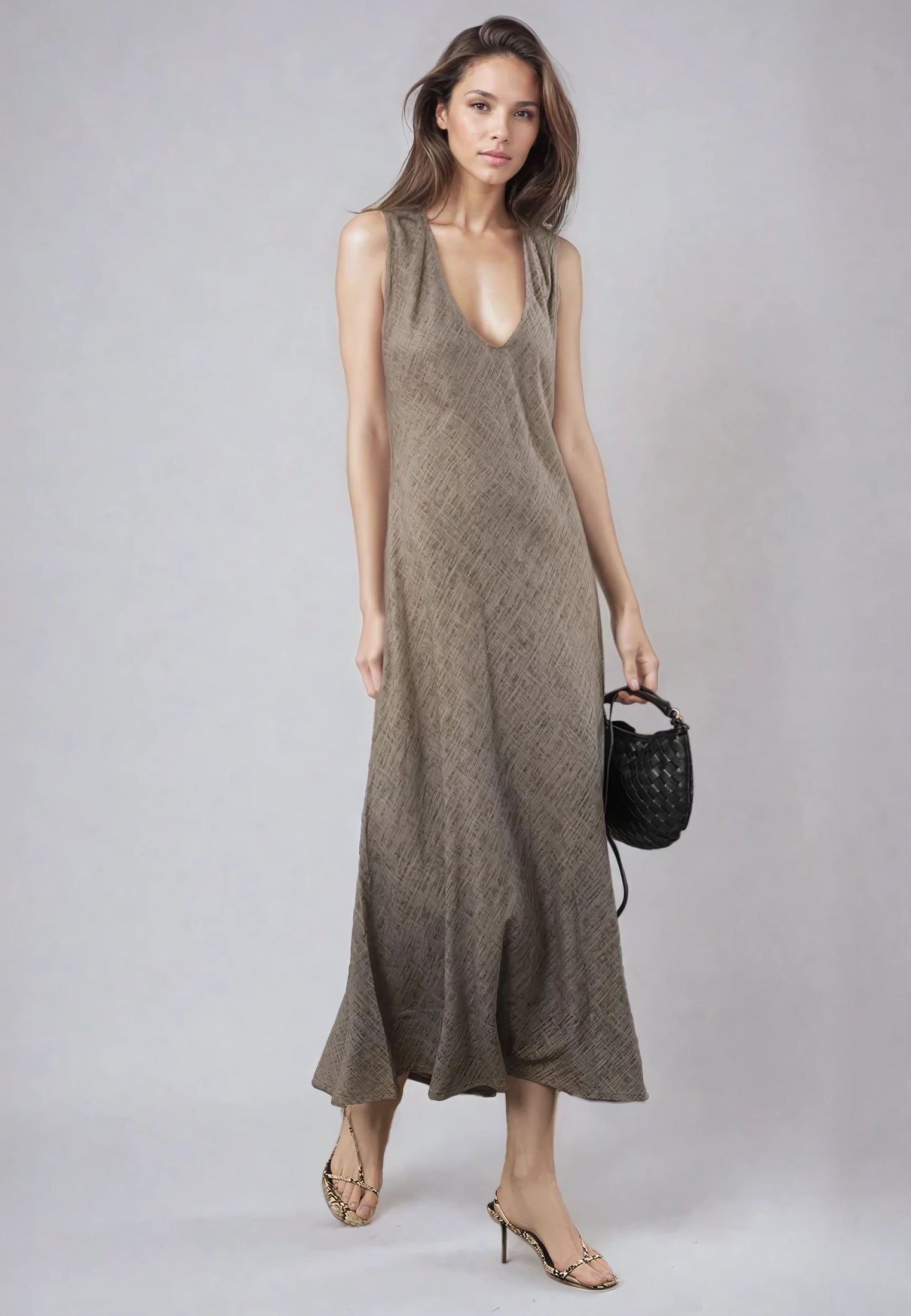ELEMENT DRESS TAUPE