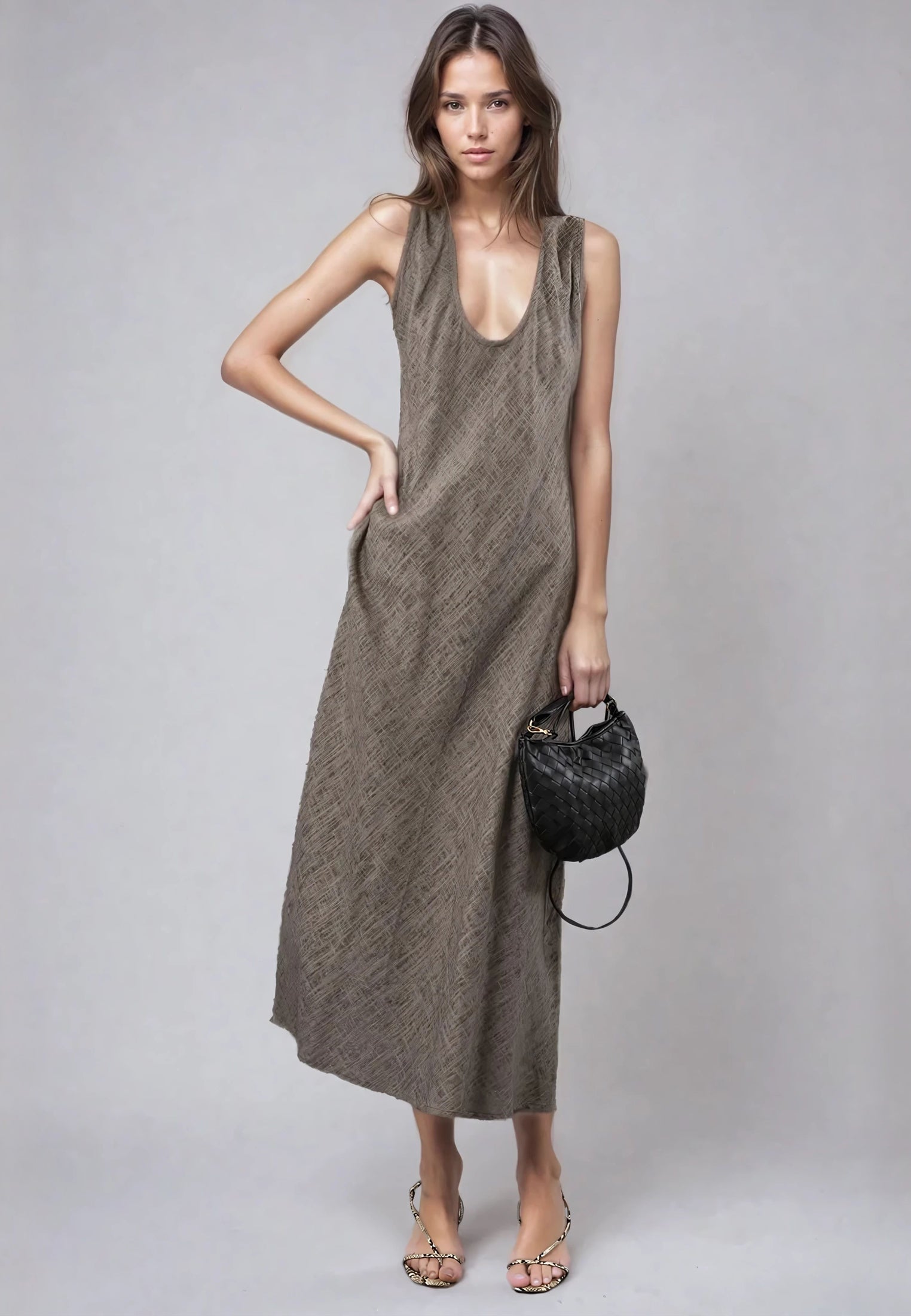 ELEMENT DRESS TAUPE