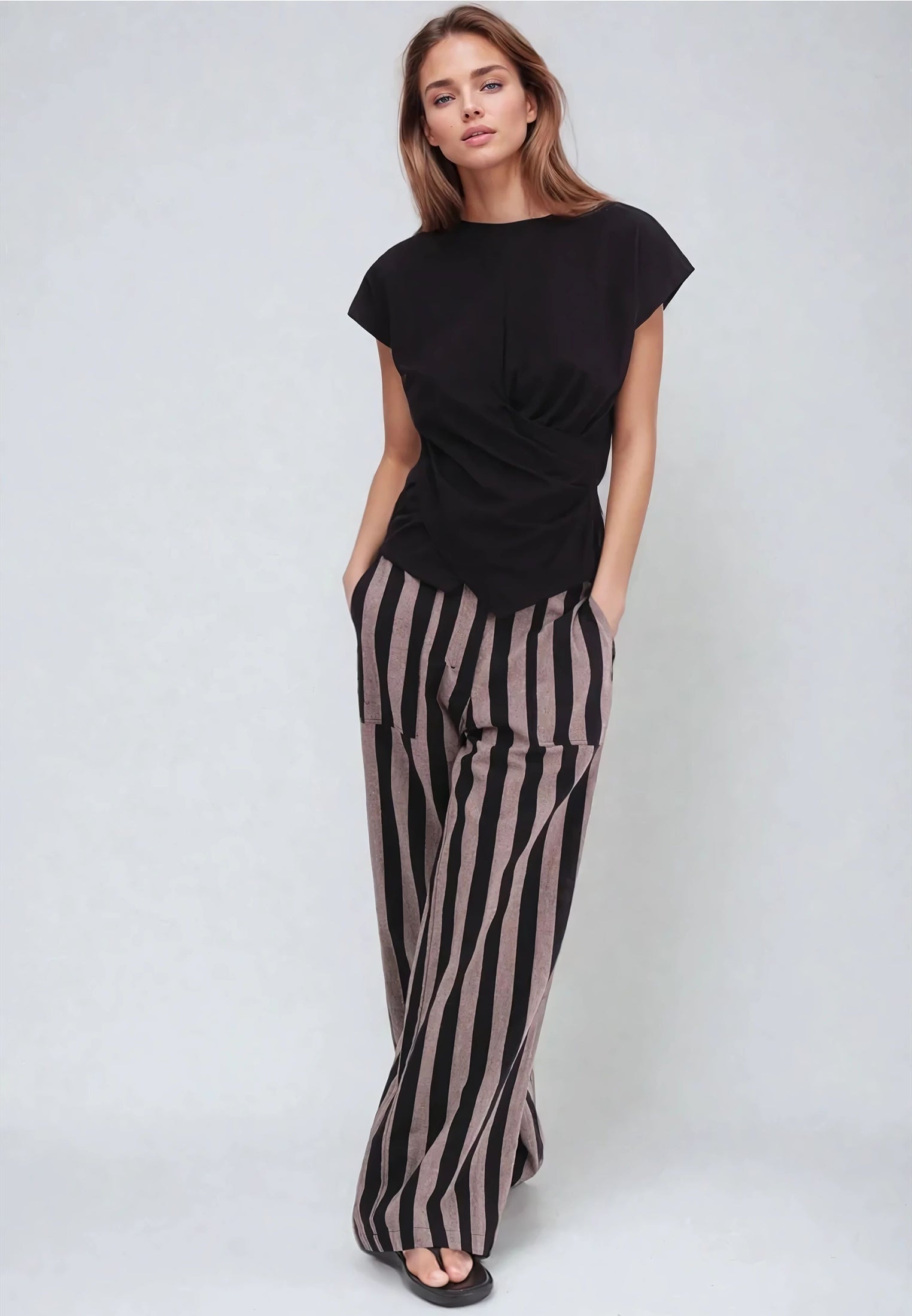 REVELATION TROUSERS BRINDLE & BLACK