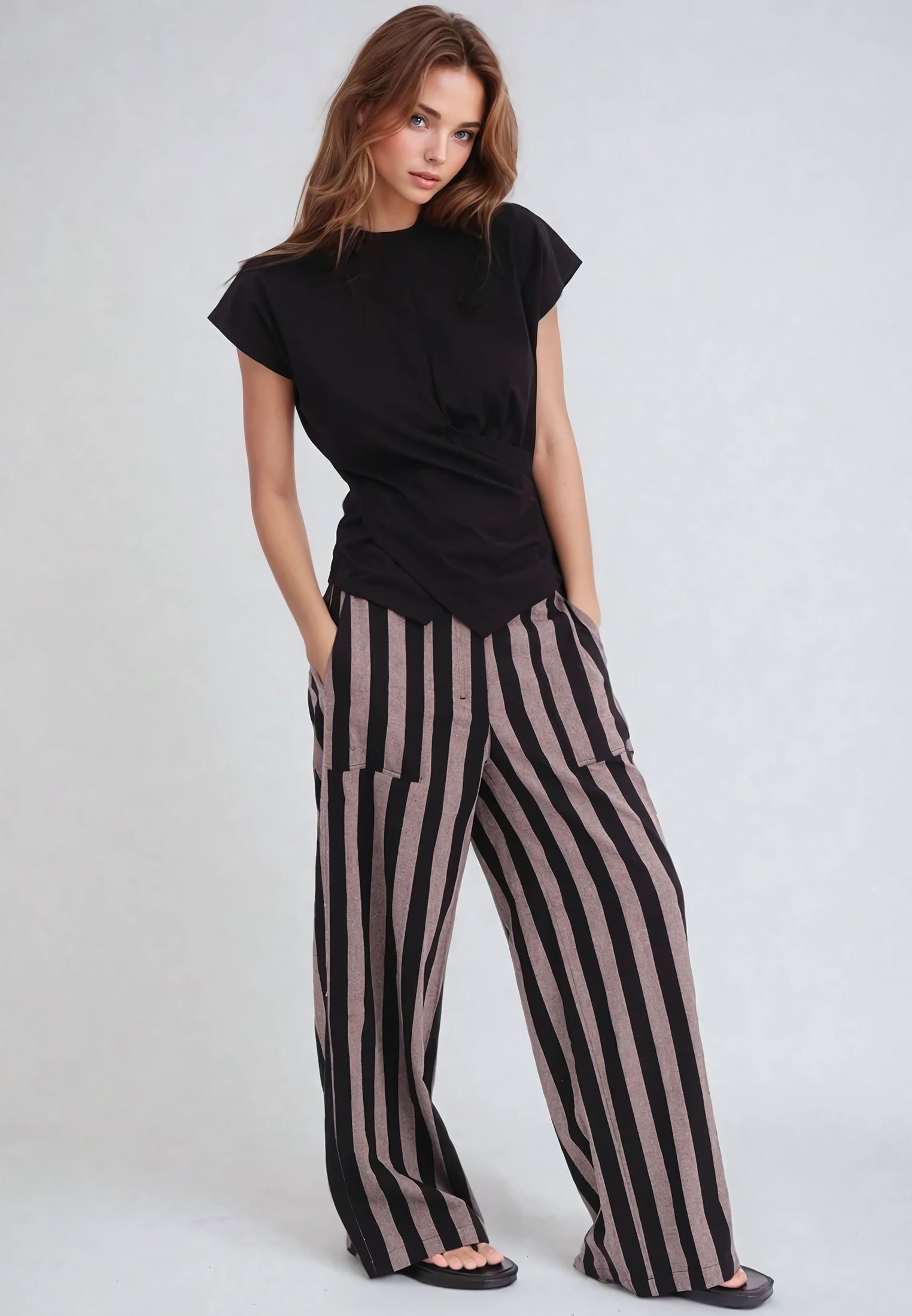 REVELATION TROUSERS BRINDLE & BLACK