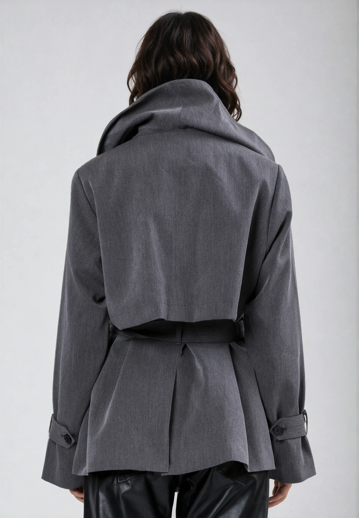 RHODIUM TRENCHCOAT CHARCOAL