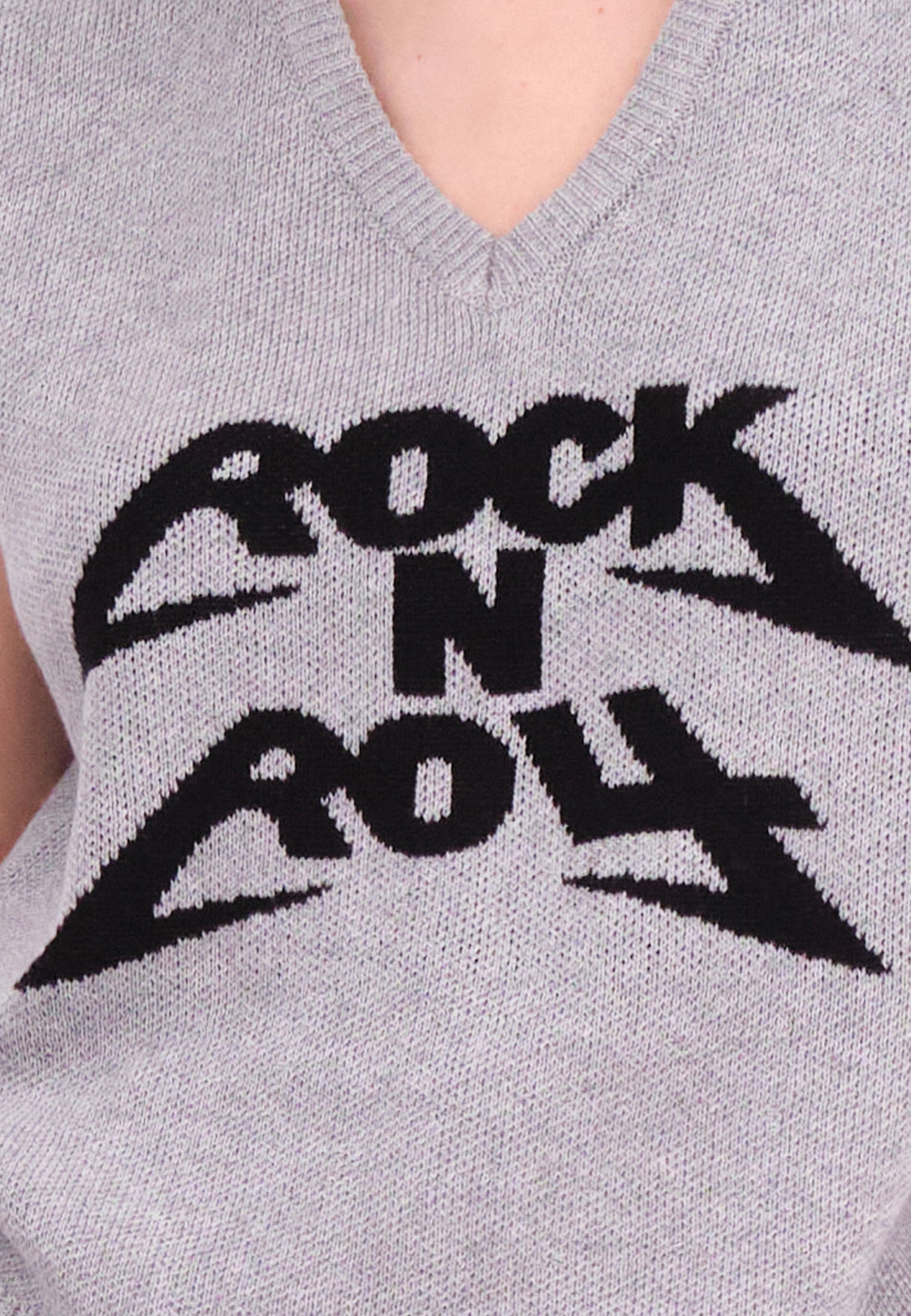 REBEL GILET ROCK N ROLL GREY