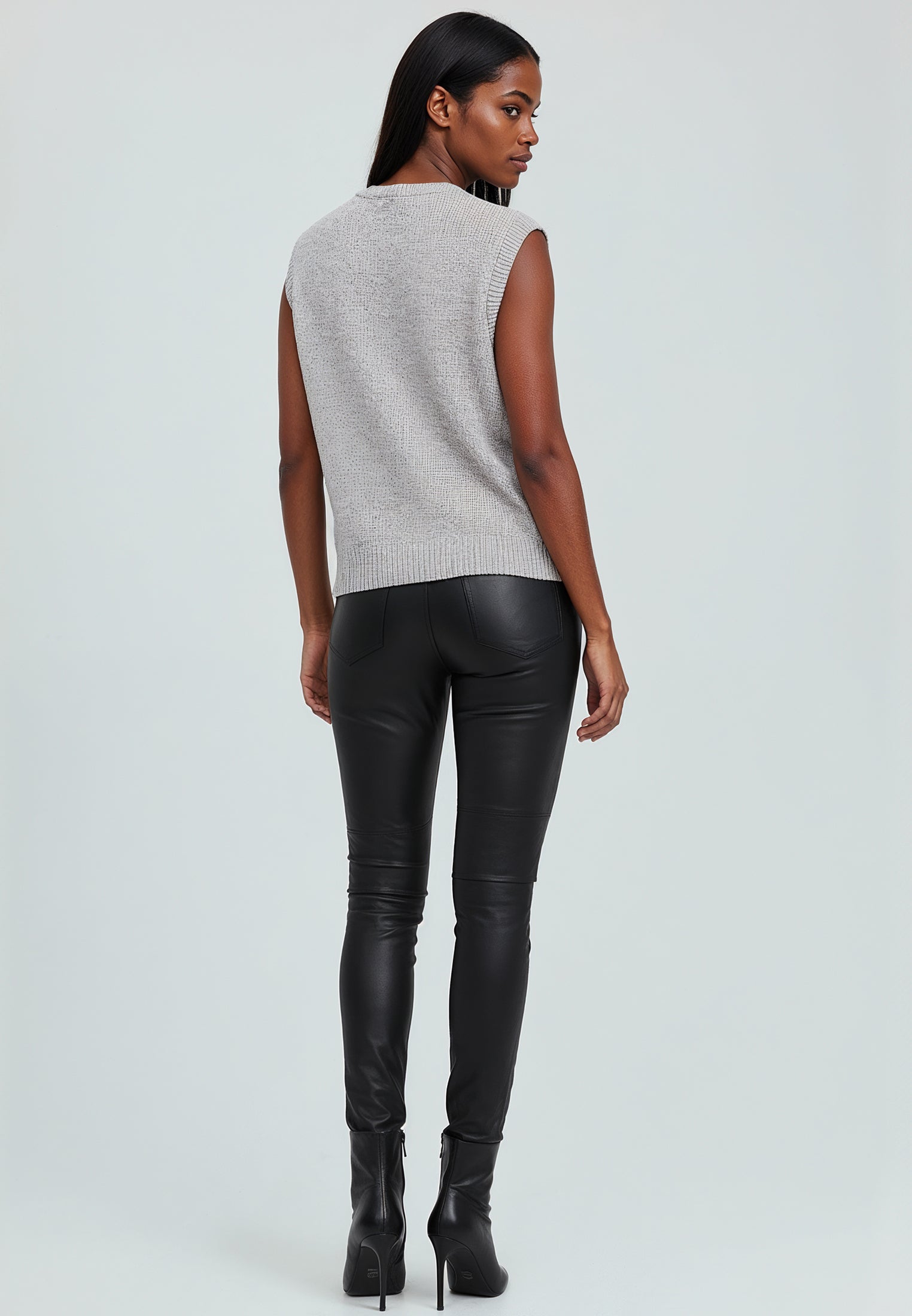 REBEL GILET ROCK N ROLL GREY