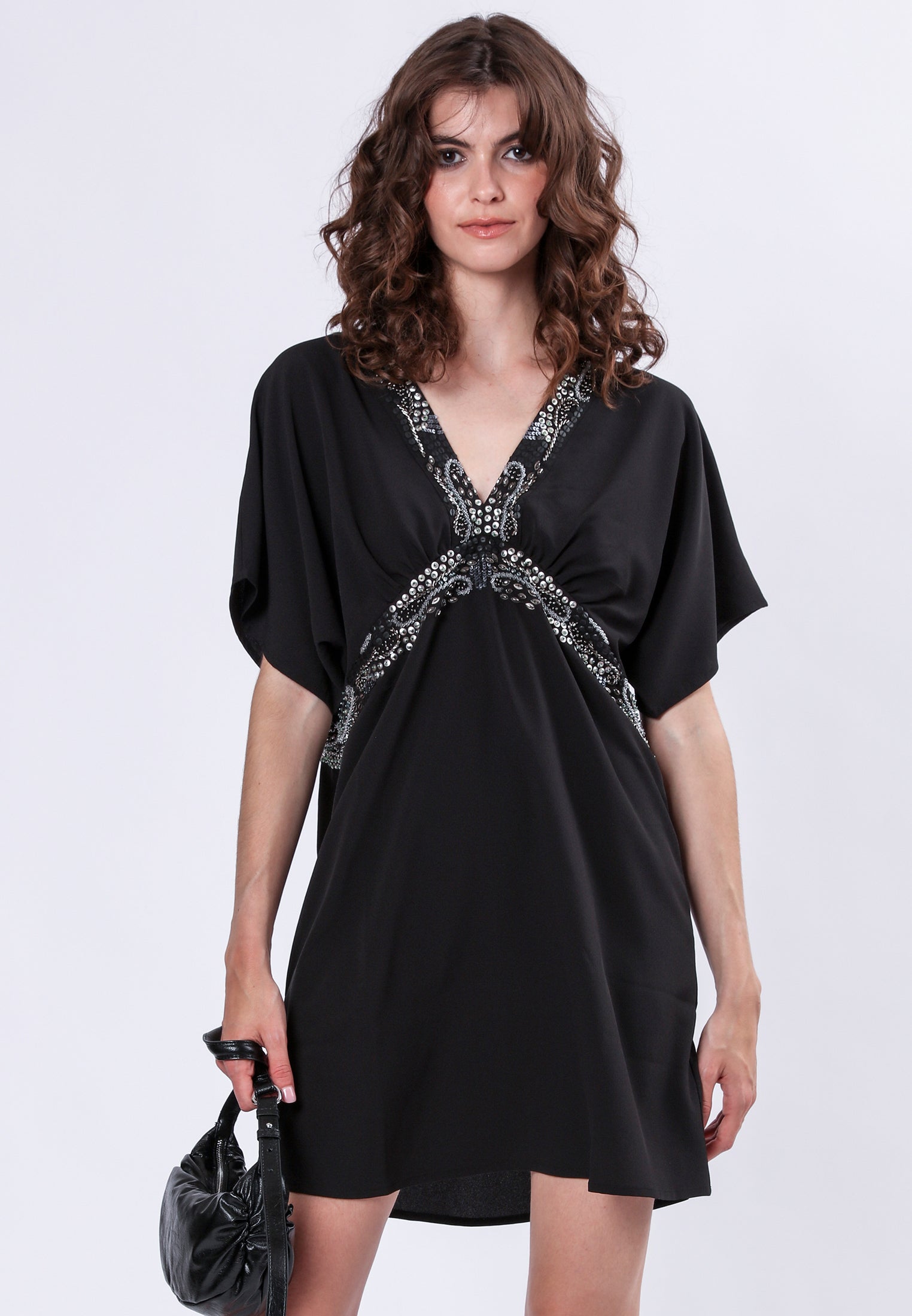 CRYSTAL DRESS BLACK
