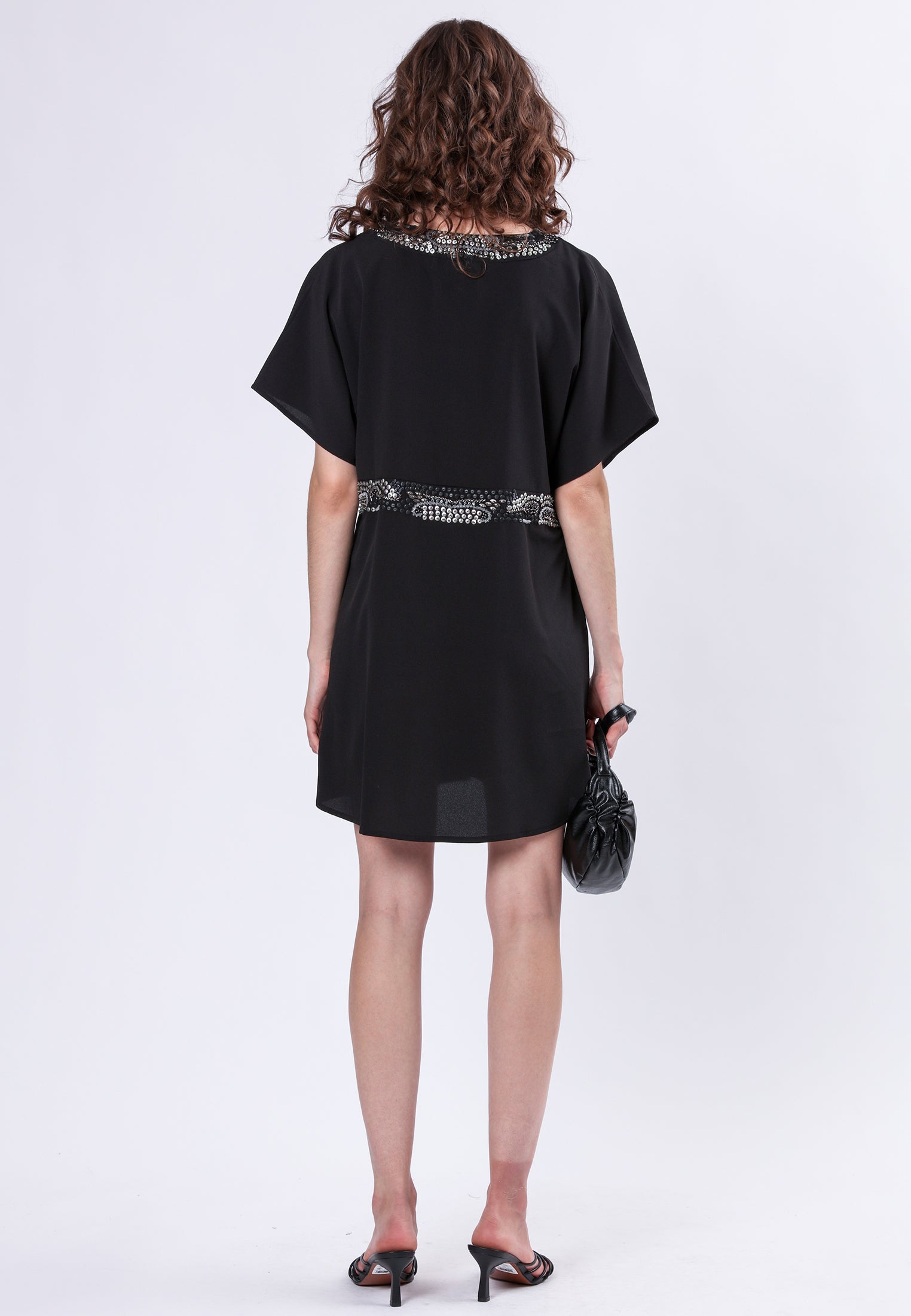 CRYSTAL DRESS BLACK