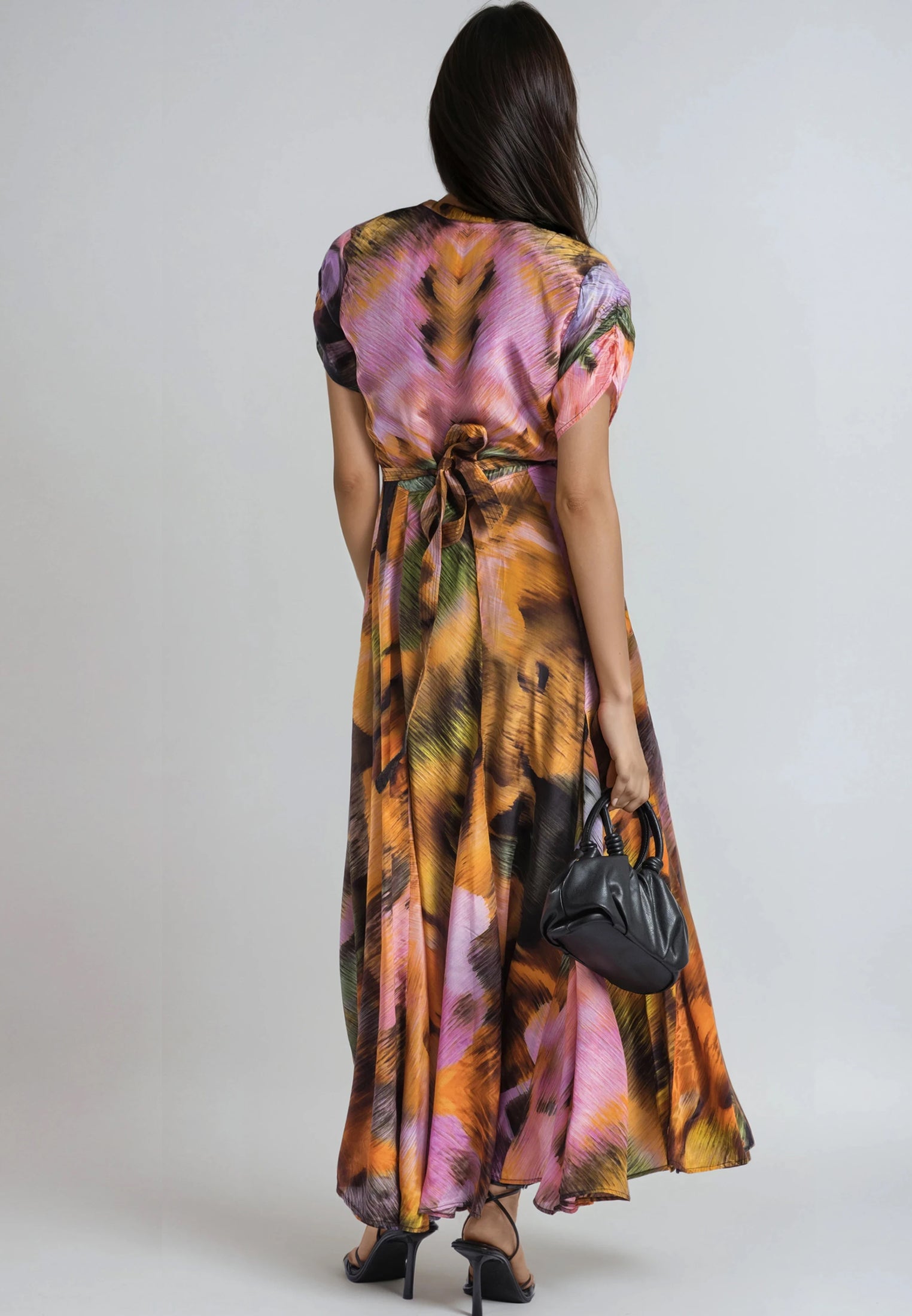 CREST MAXI DRESS OBSCURE ORANGE