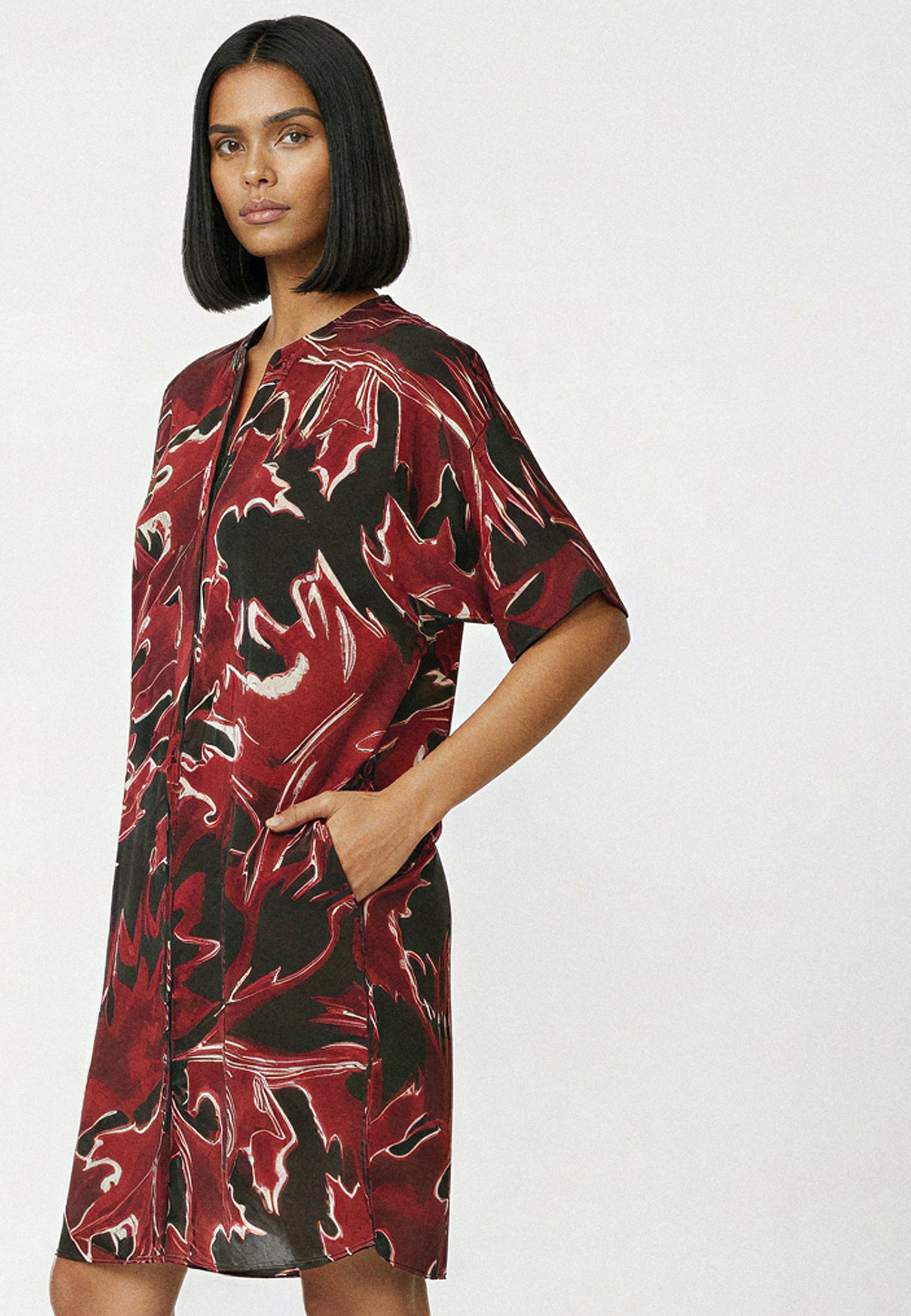 CREW TUNIC DRESS CAMO PORT