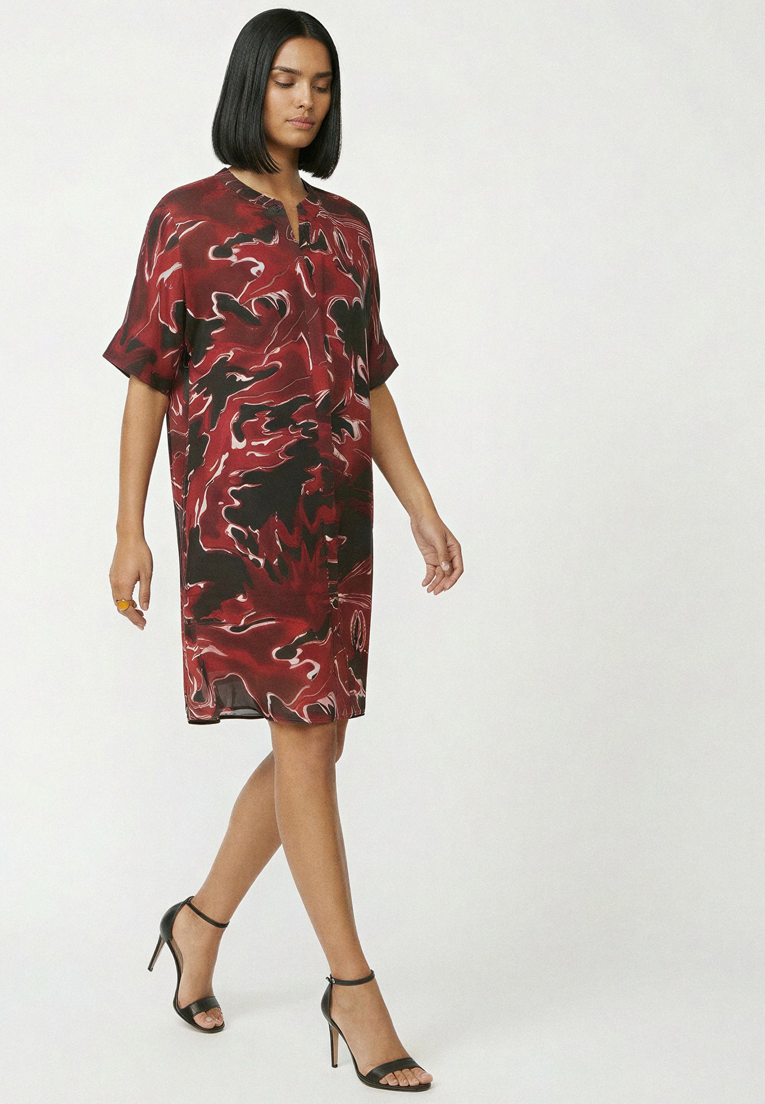 CREW TUNIC DRESS CAMO PORT
