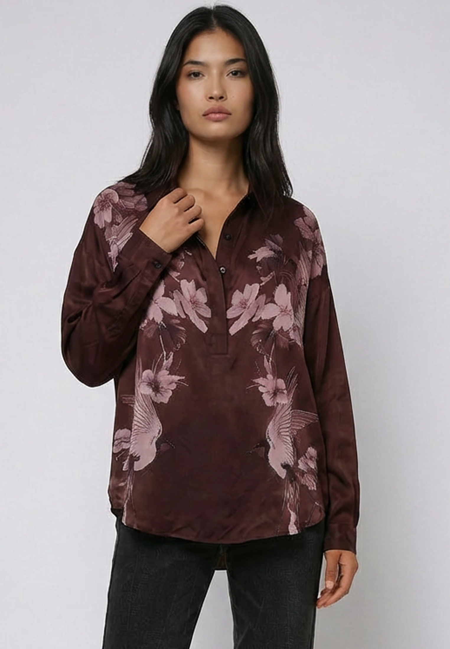INVERSION SHIRT CHOC BROWN