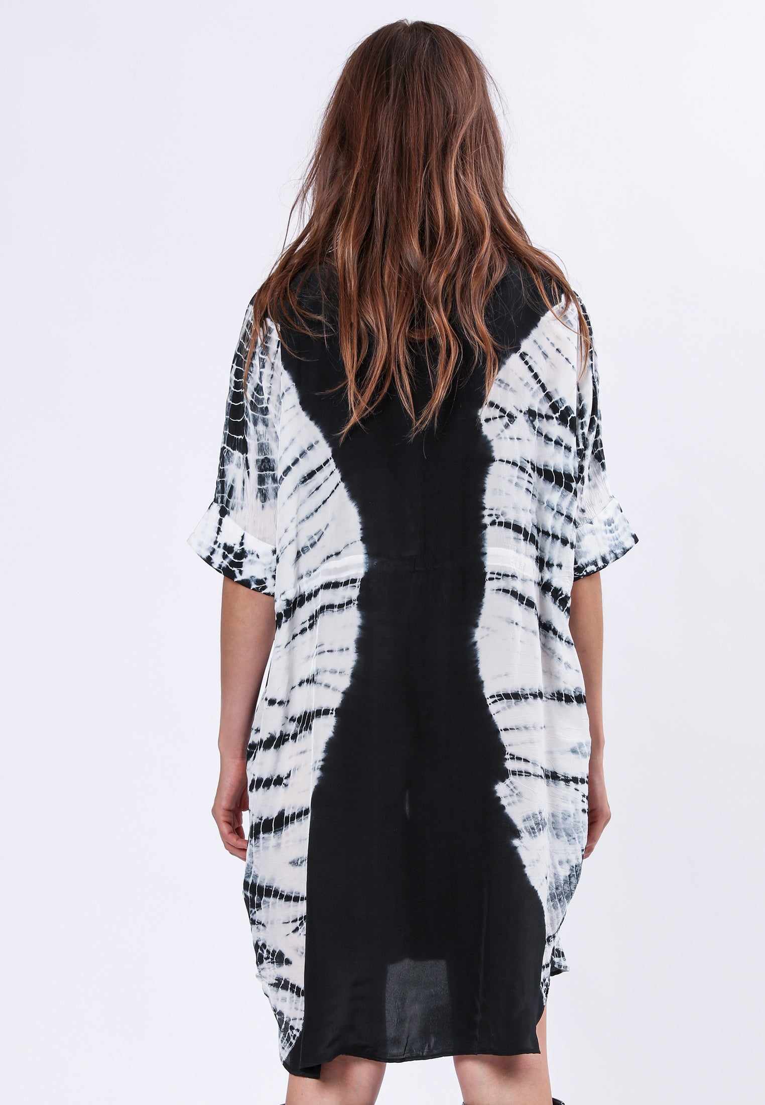 JADE TUNIC TIE DYE BLACK